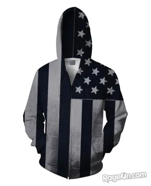 Americana Zip-Up Hoodie *Ready to Ship*