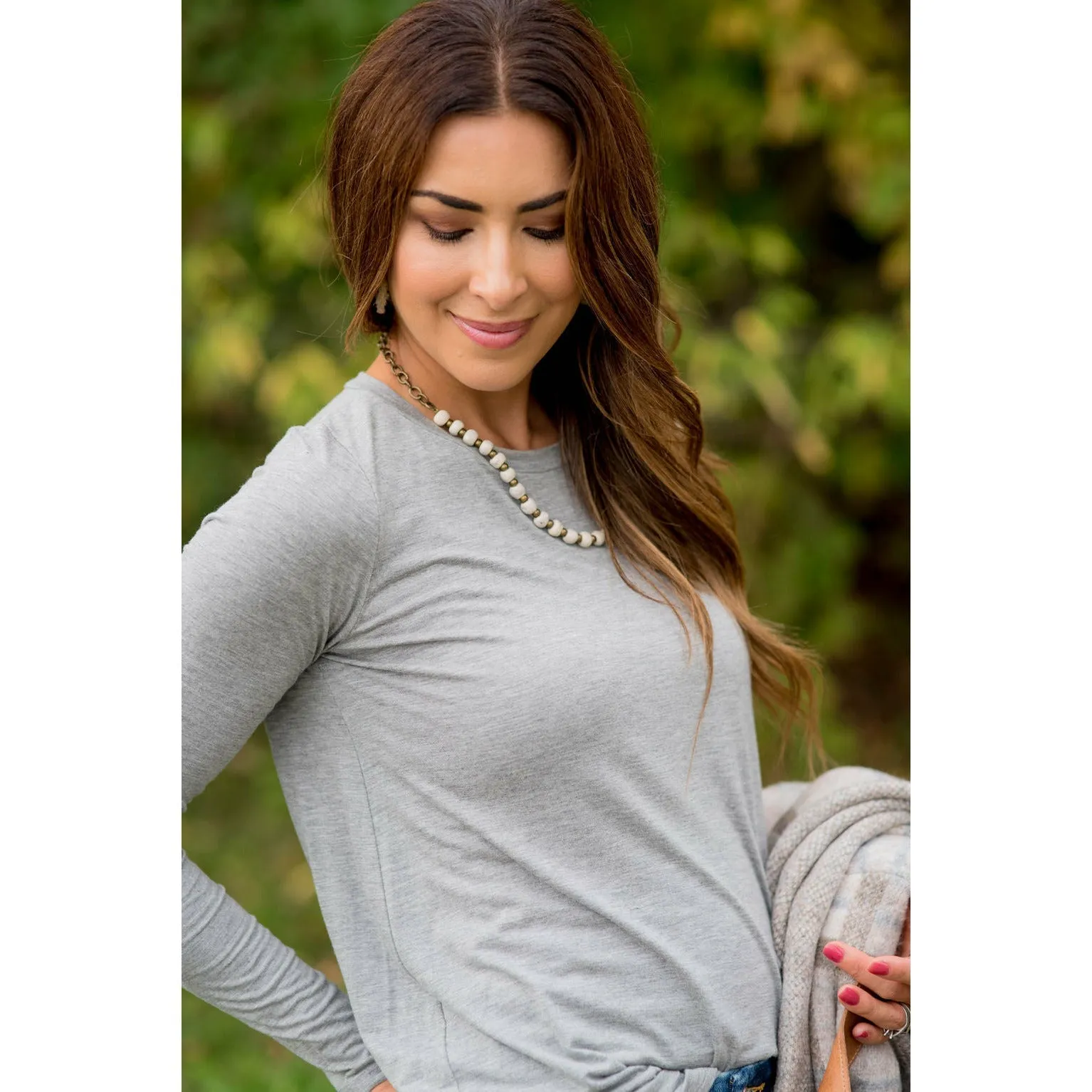 Betsey's Long Sleeve Basic Tee