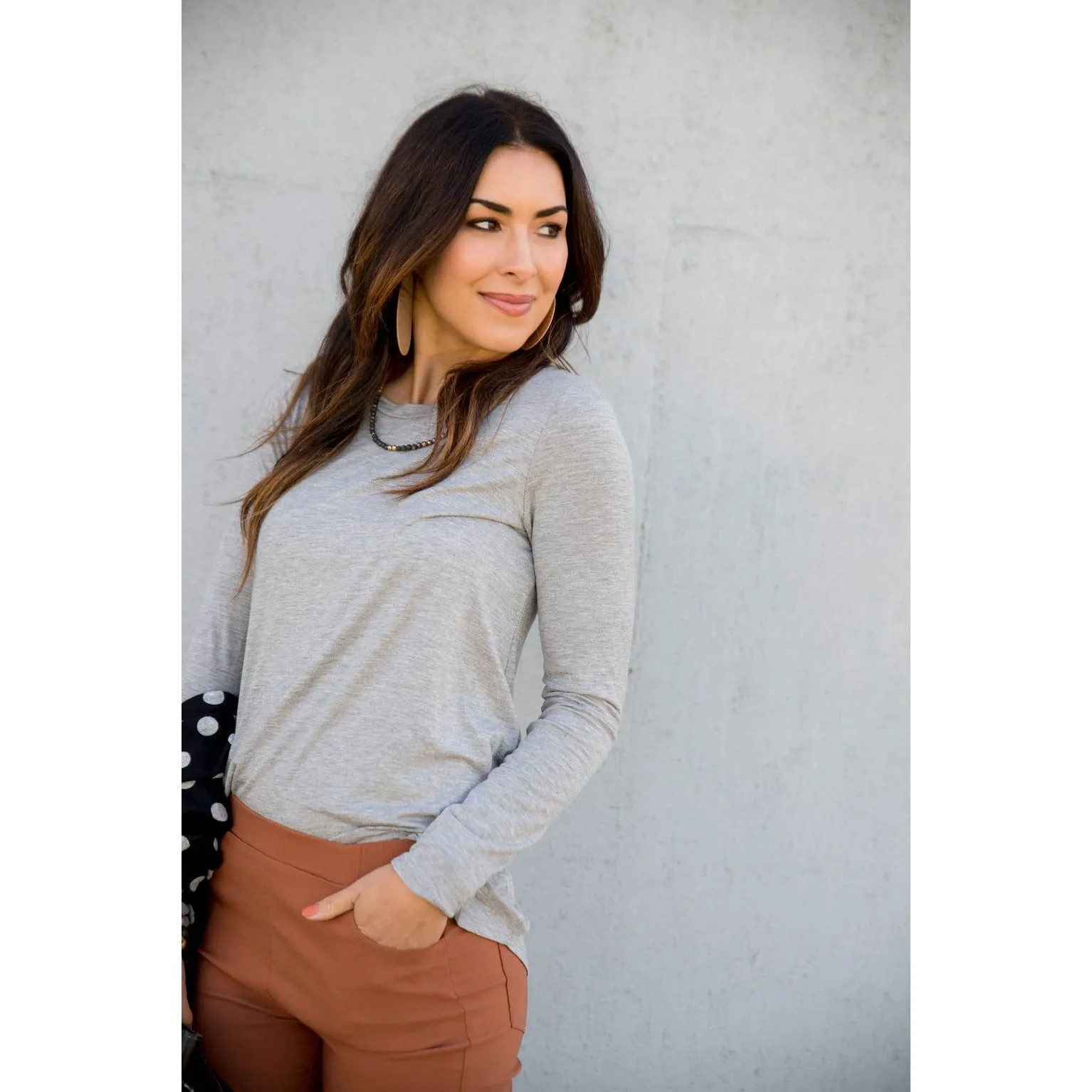 Betsey's Long Sleeve Basic Tee