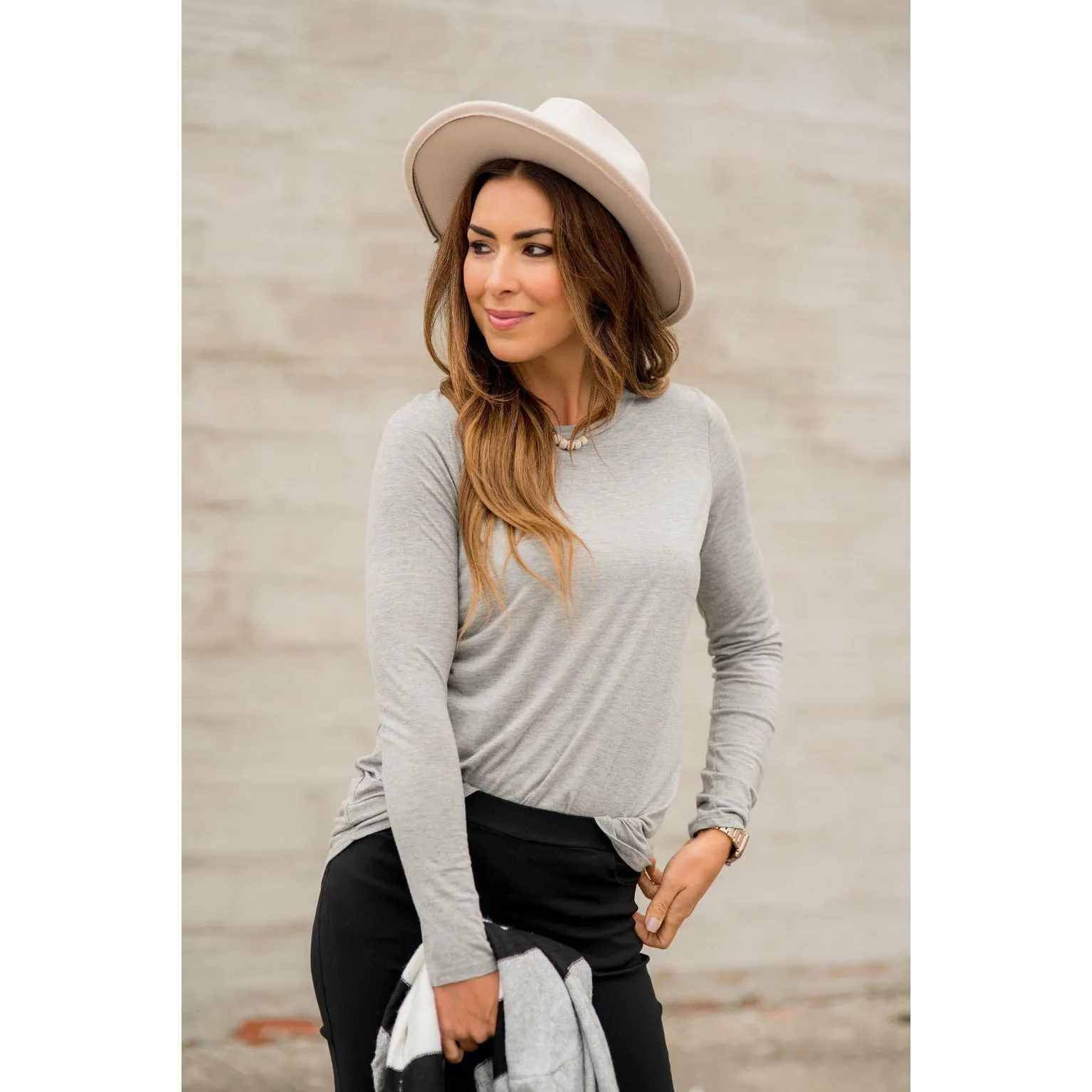 Betsey's Long Sleeve Basic Tee