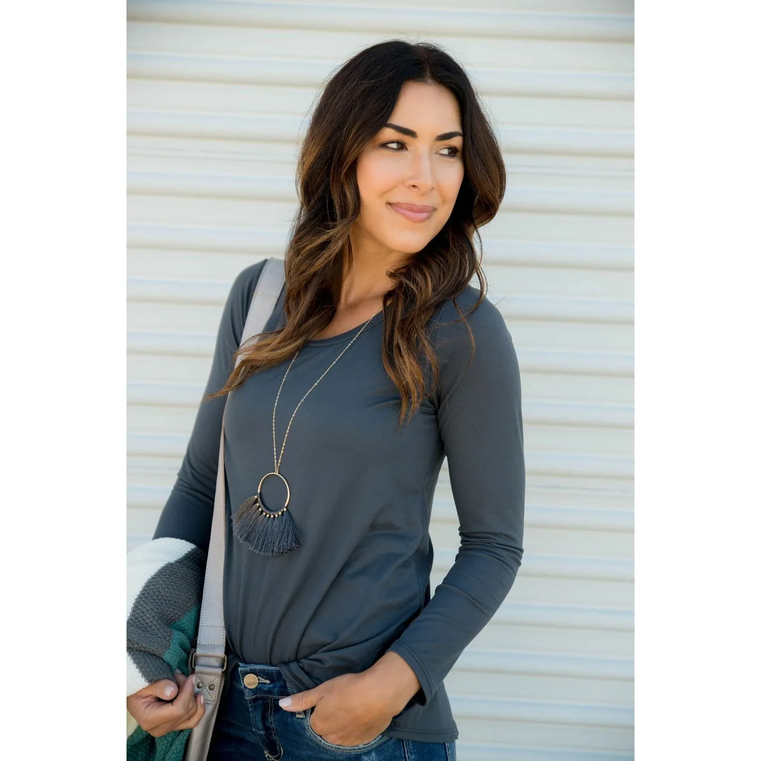 Betsey's Long Sleeve Basic Tee