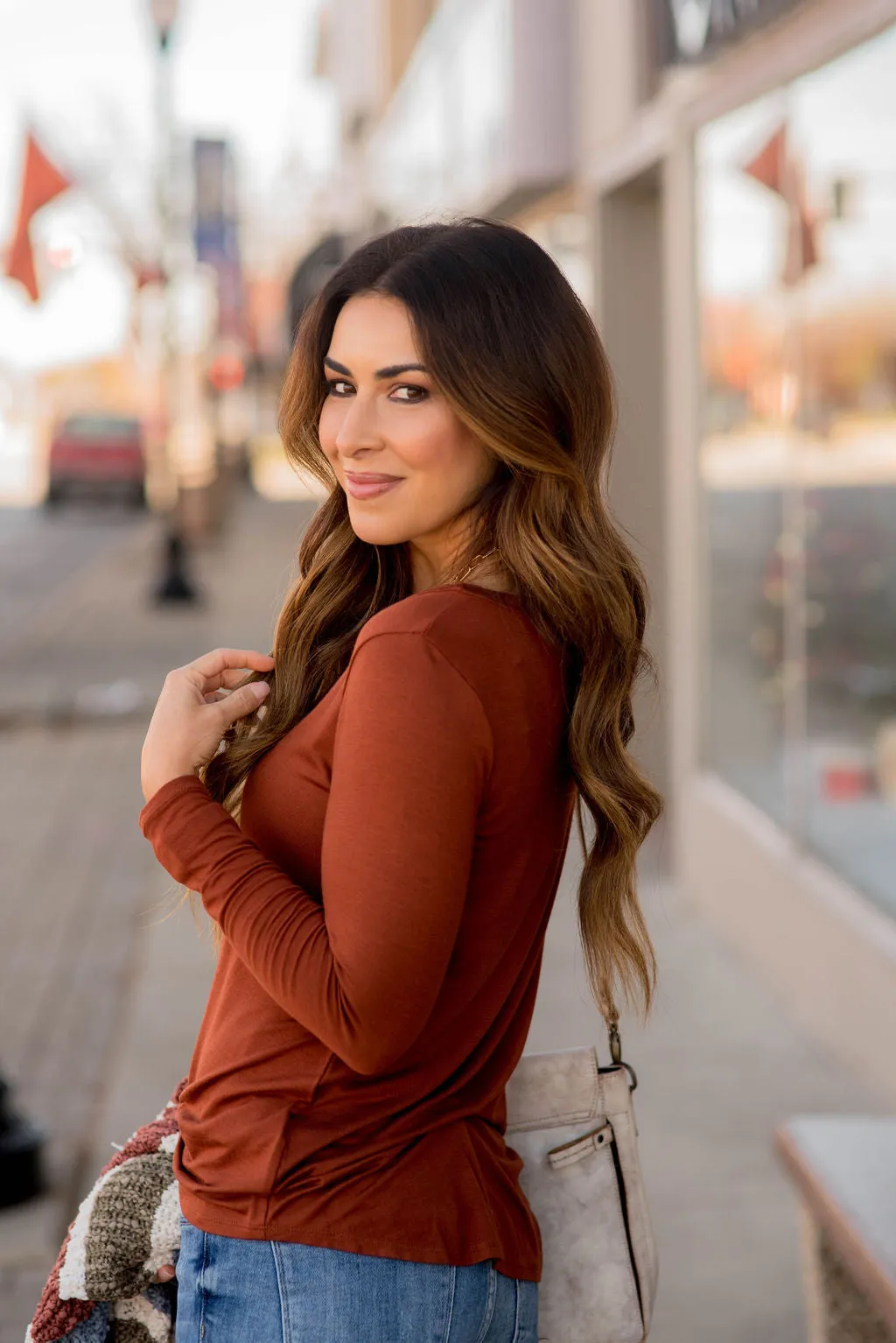 Betsey's Long Sleeve Basic Tee