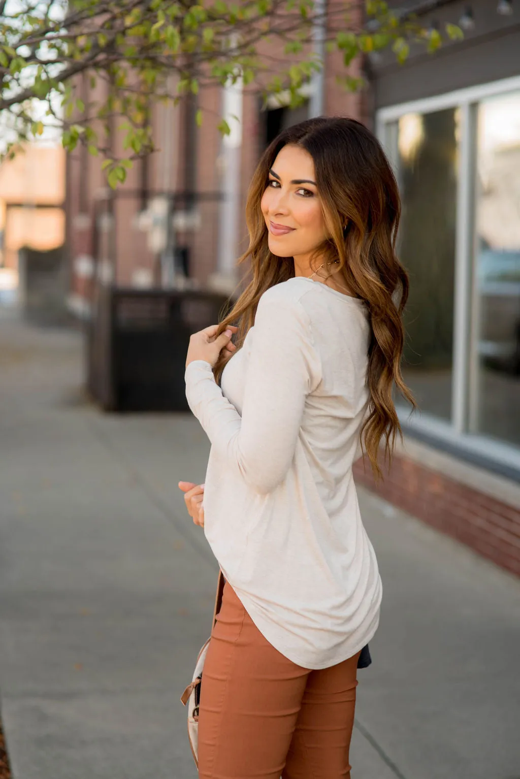 Betsey's Long Sleeve Basic Tee