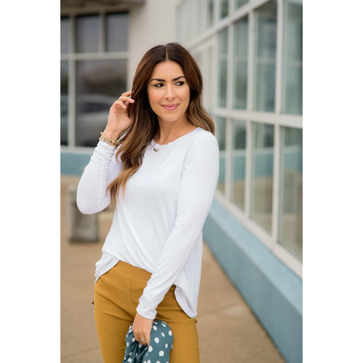 Betsey's Long Sleeve Basic Tee