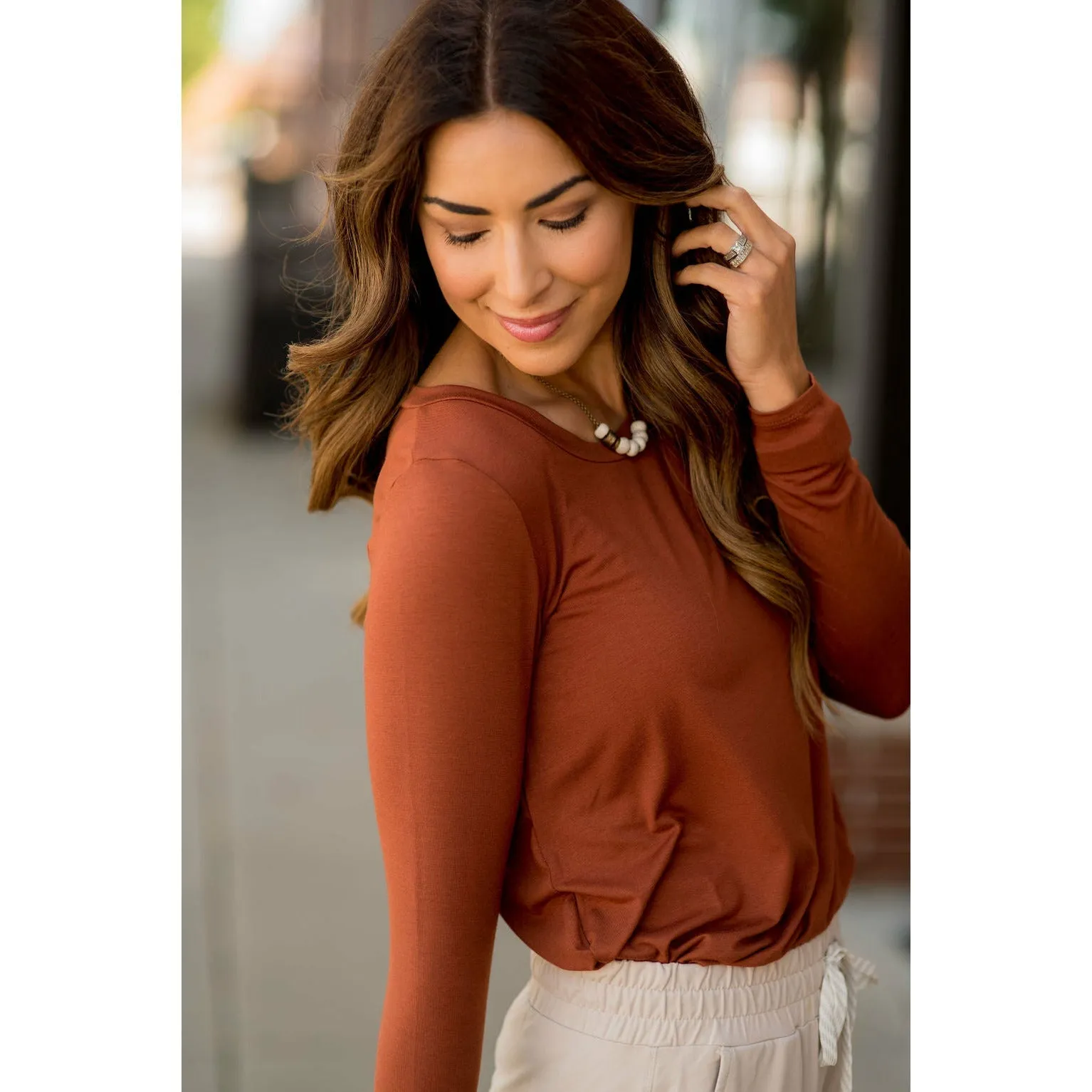 Betsey's Long Sleeve Basic Tee