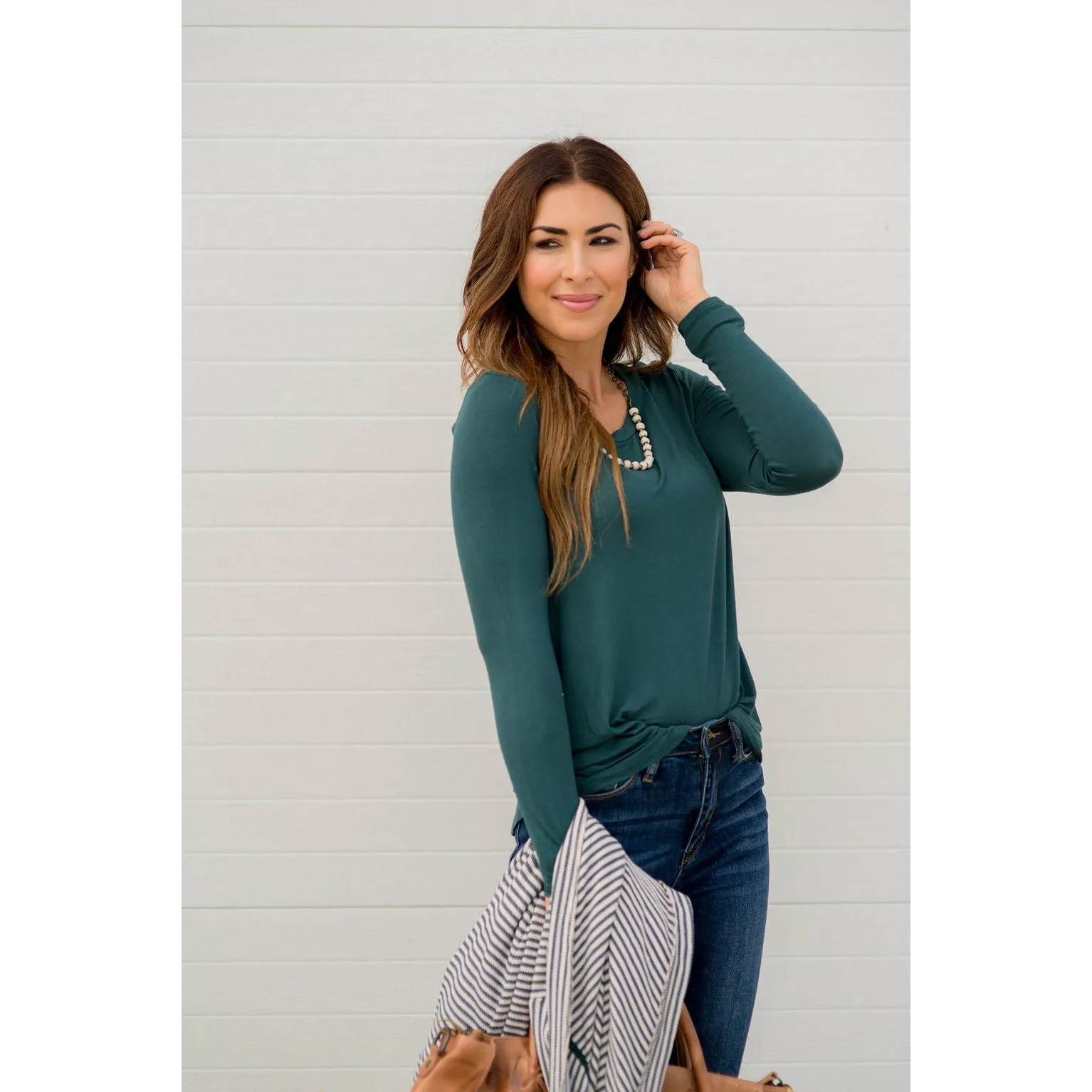 Betsey's Long Sleeve Basic Tee
