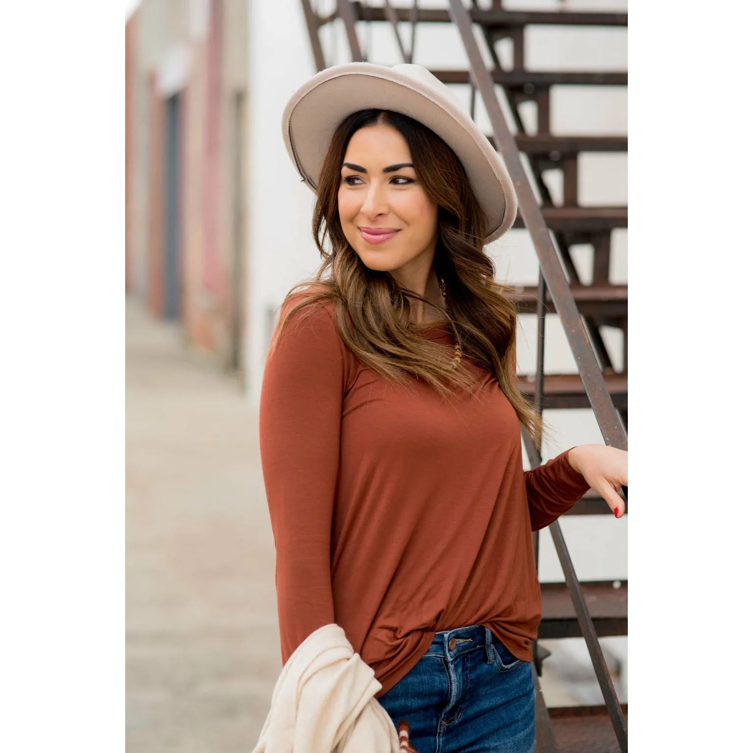 Betsey's Long Sleeve Basic Tee