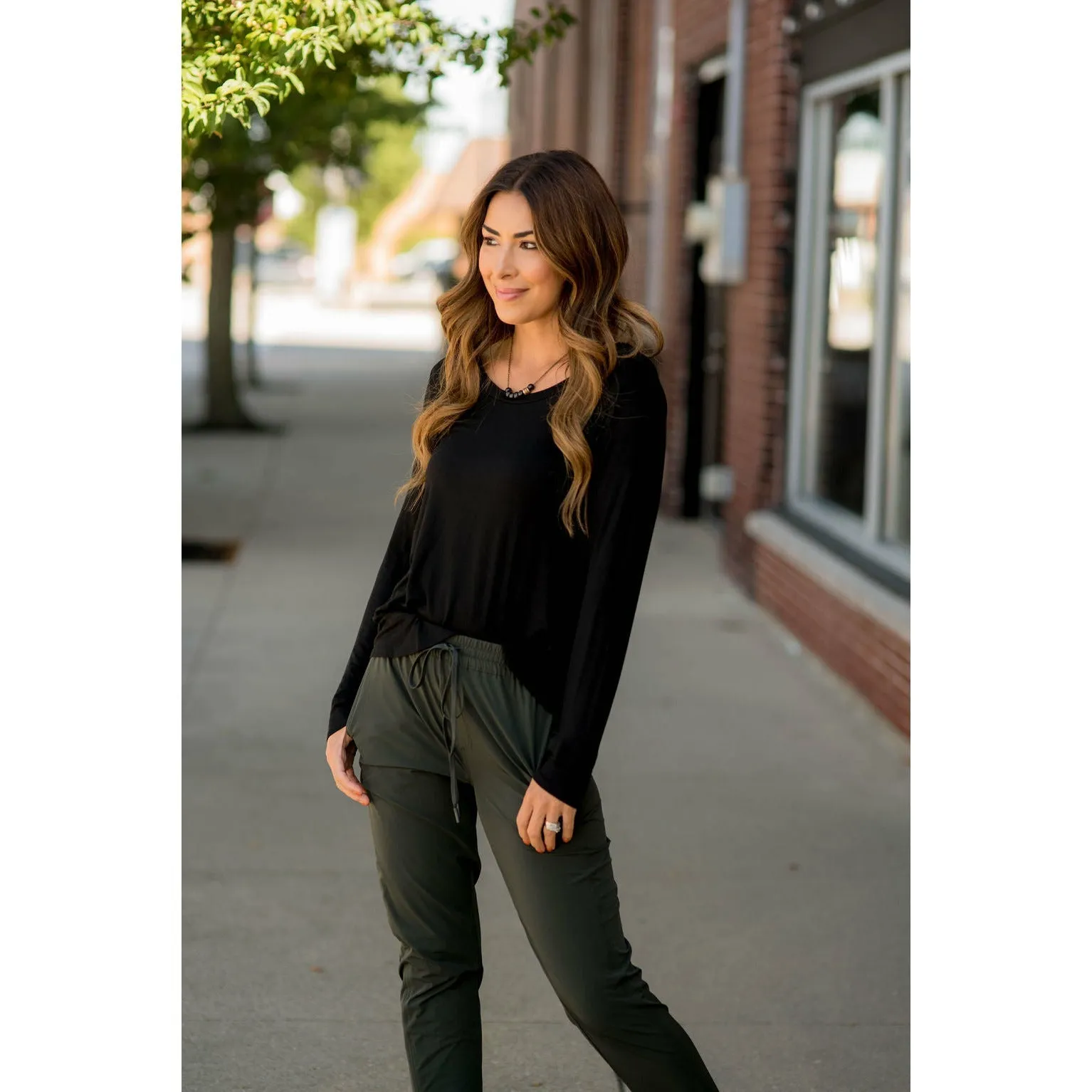 Betsey's Long Sleeve Basic Tee