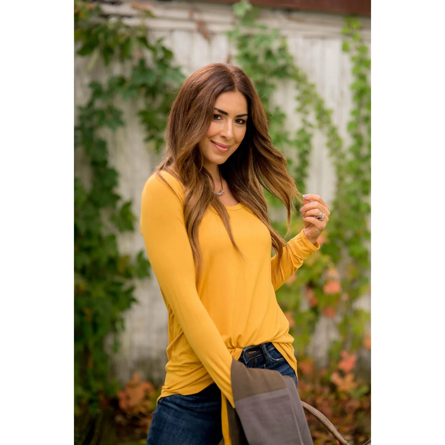 Betsey's Long Sleeve Basic Tee