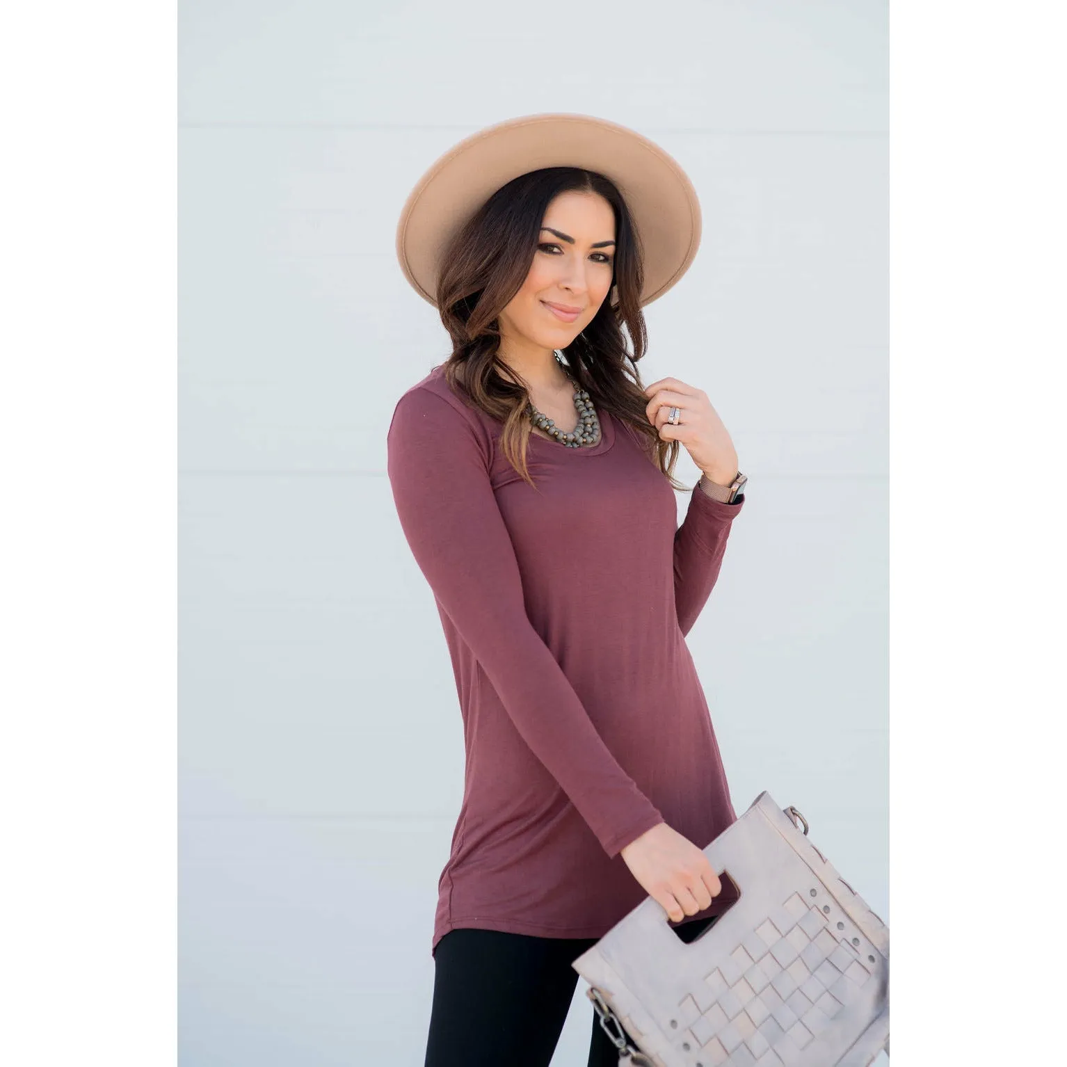 Betsey's Long Sleeve Basic Tee