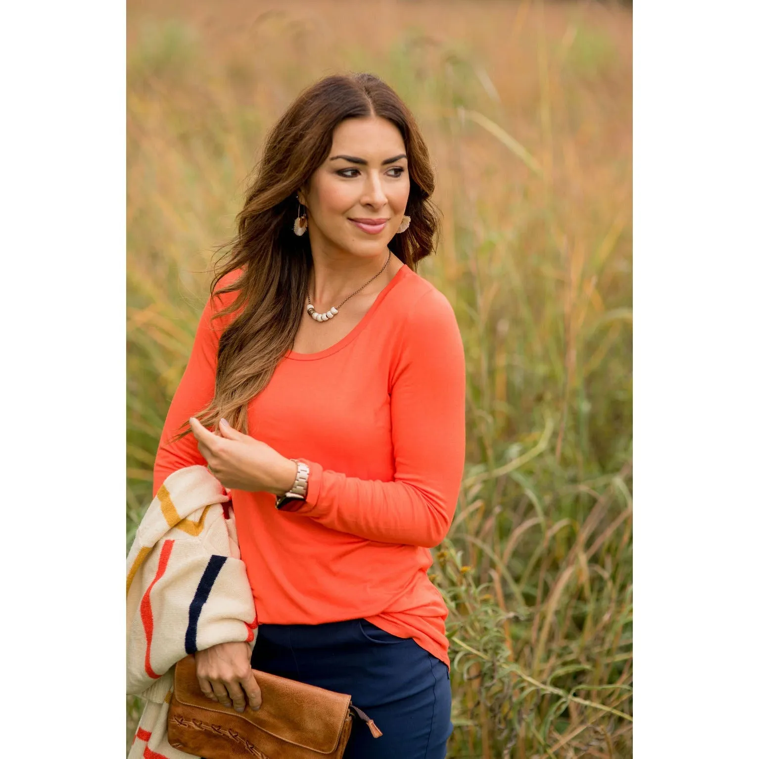 Betsey's Long Sleeve Basic Tee