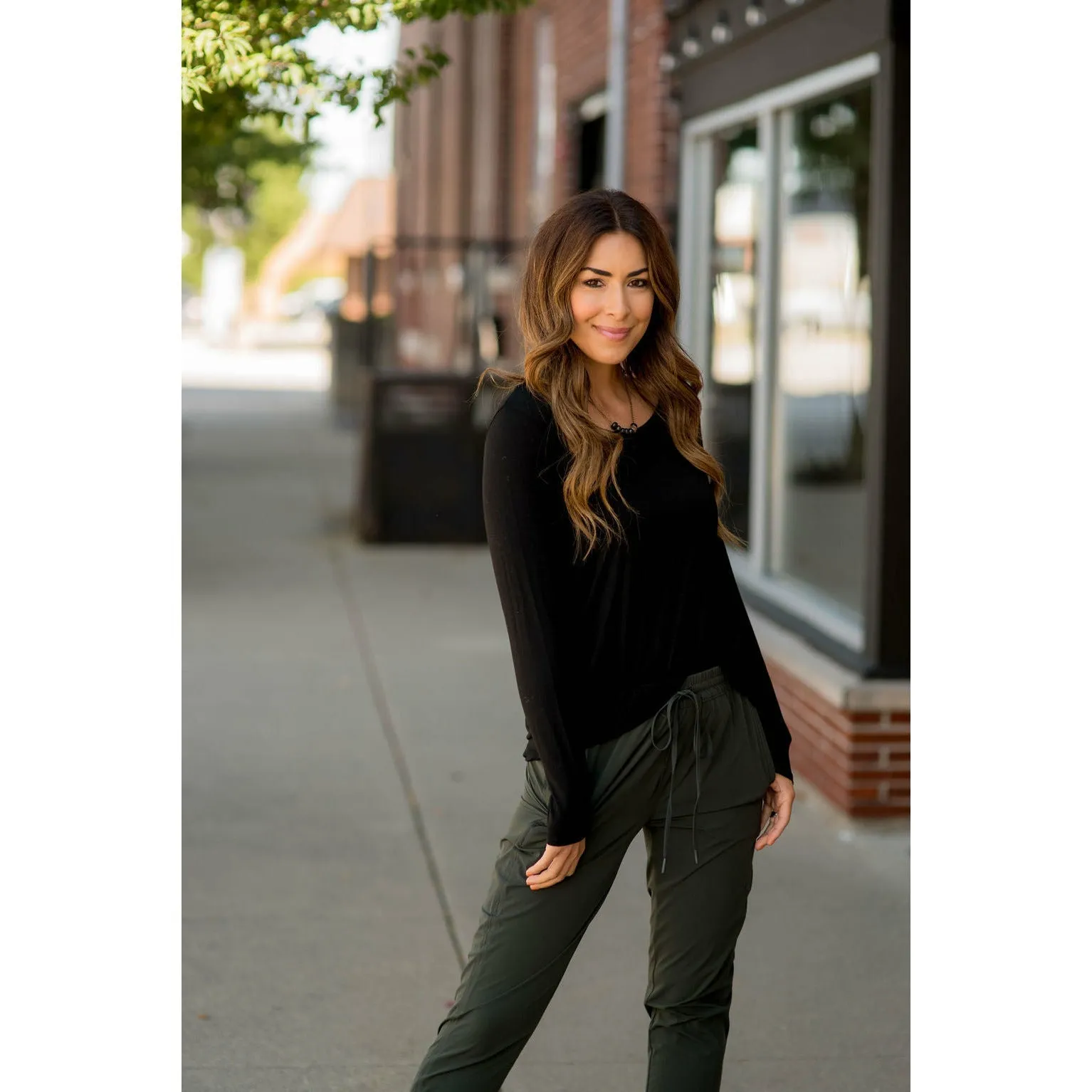 Betsey's Long Sleeve Basic Tee