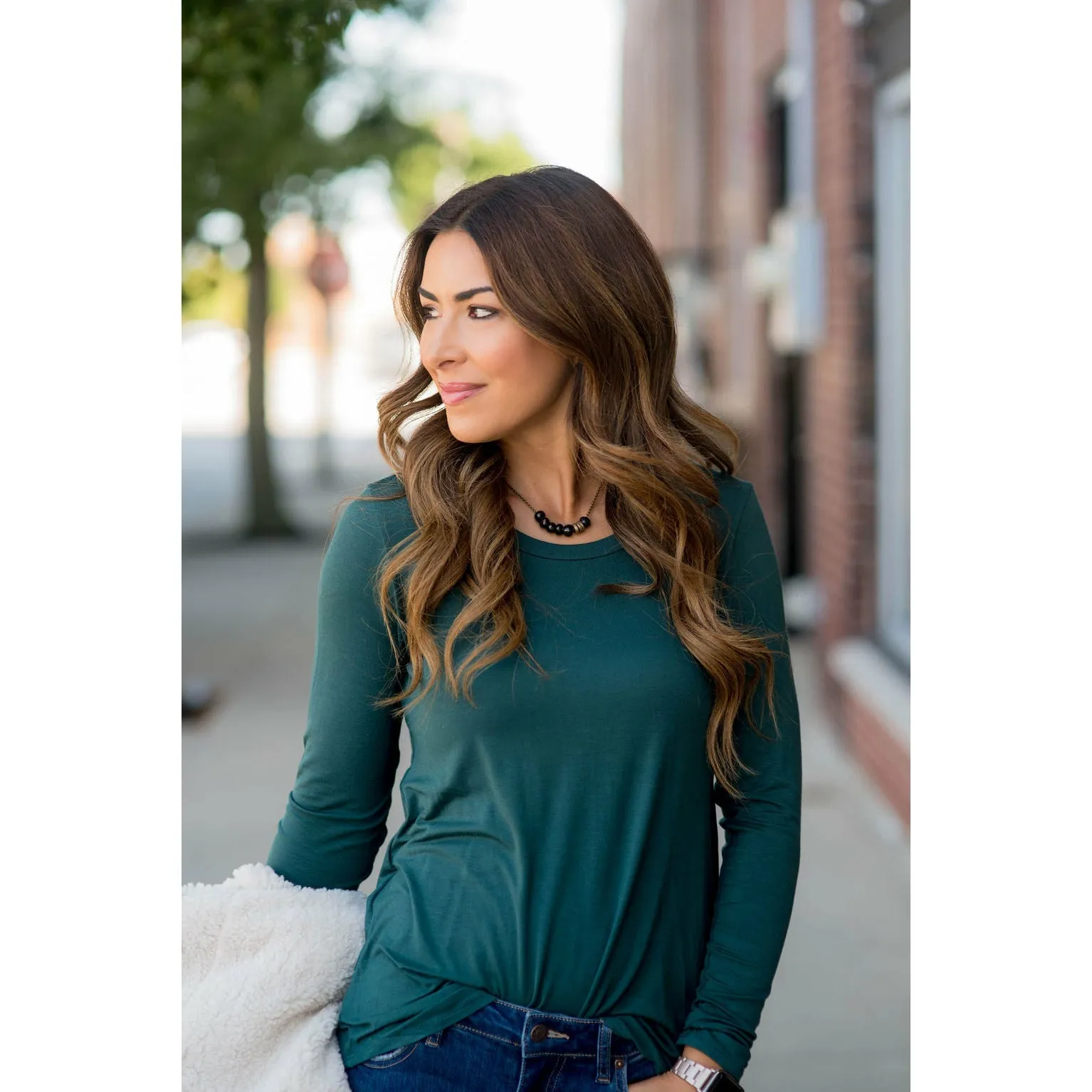 Betsey's Long Sleeve Basic Tee