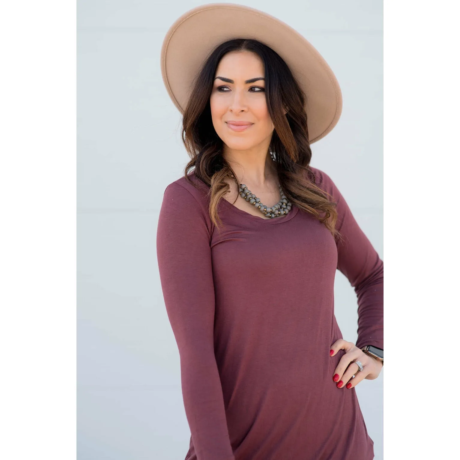 Betsey's Long Sleeve Basic Tee