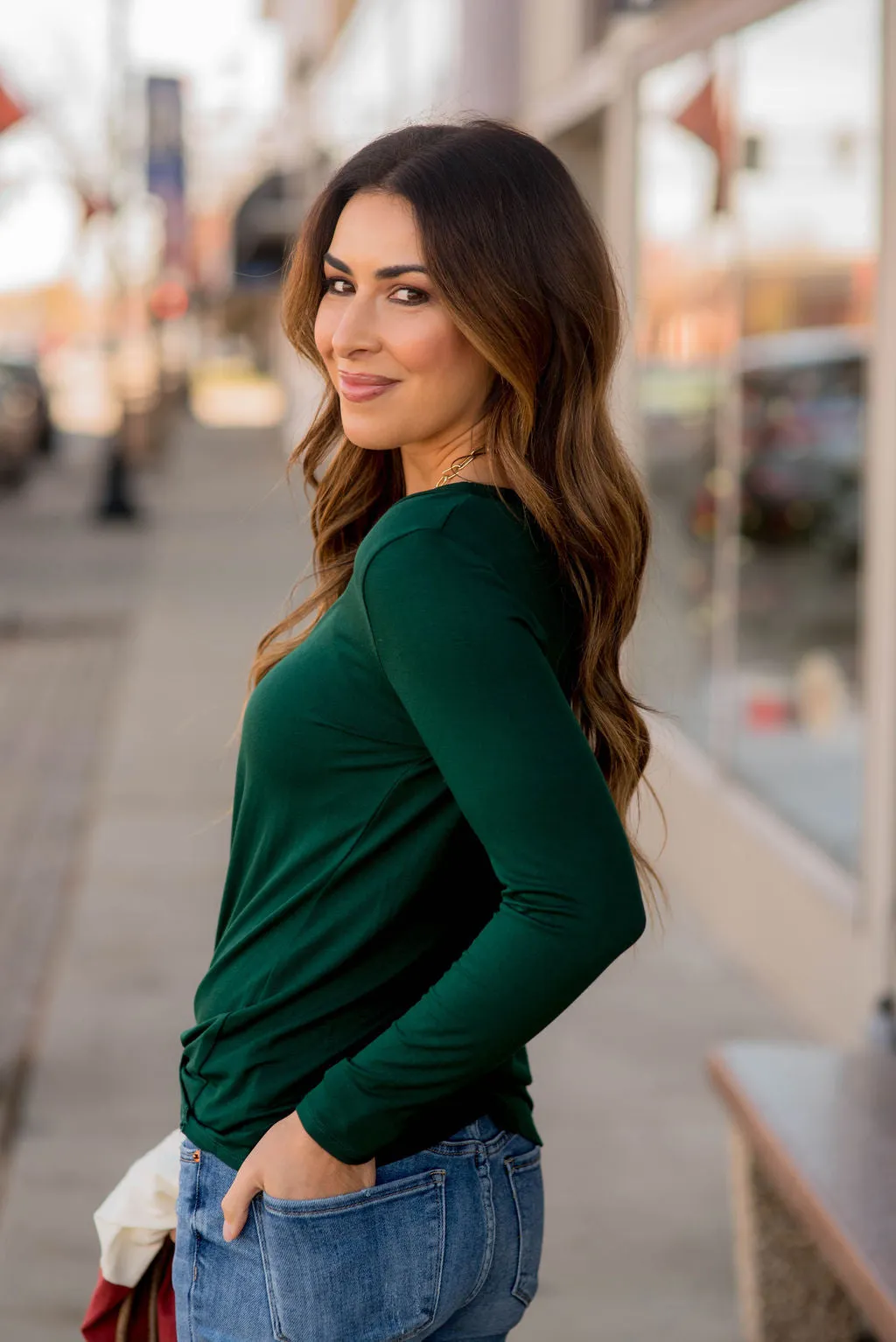 Betsey's Long Sleeve Basic Tee