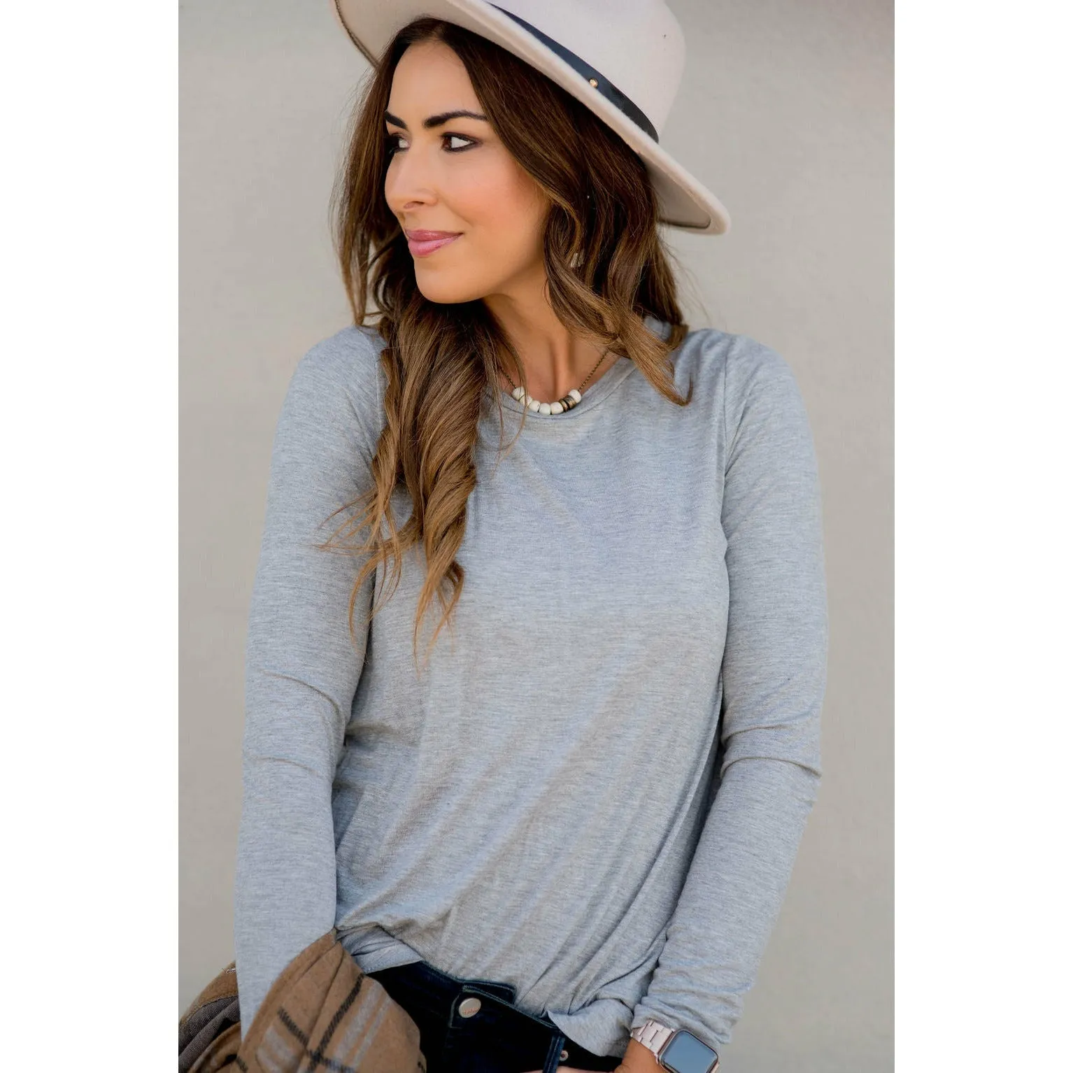 Betsey's Long Sleeve Basic Tee