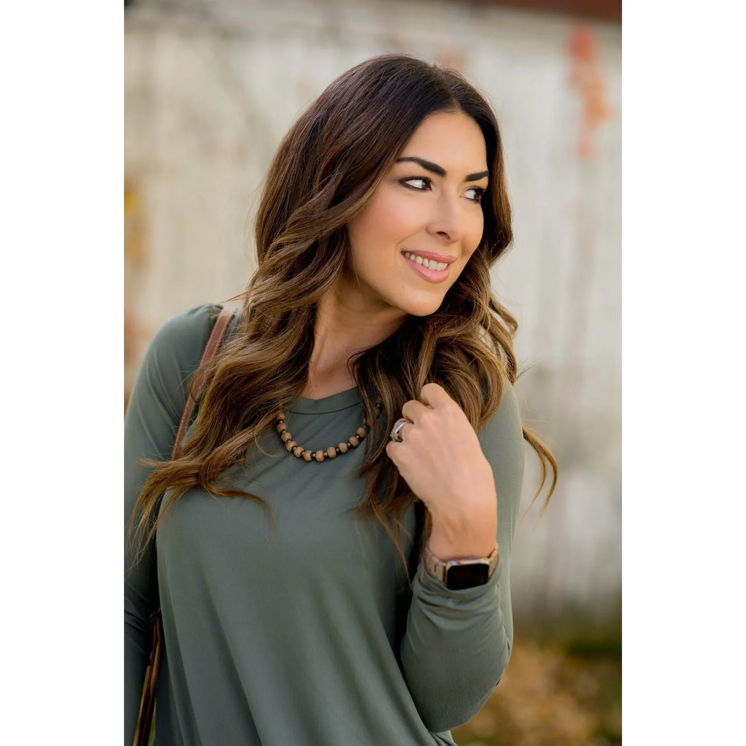 Betsey's Long Sleeve Basic Tee