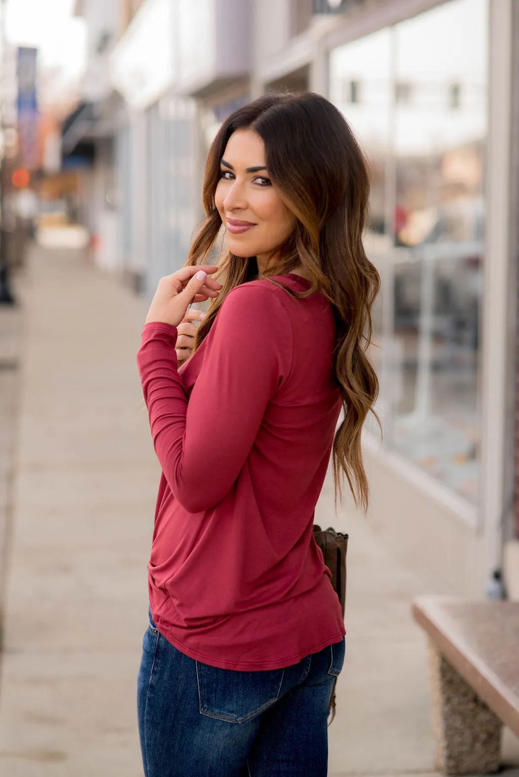 Betsey's Long Sleeve Basic Tee