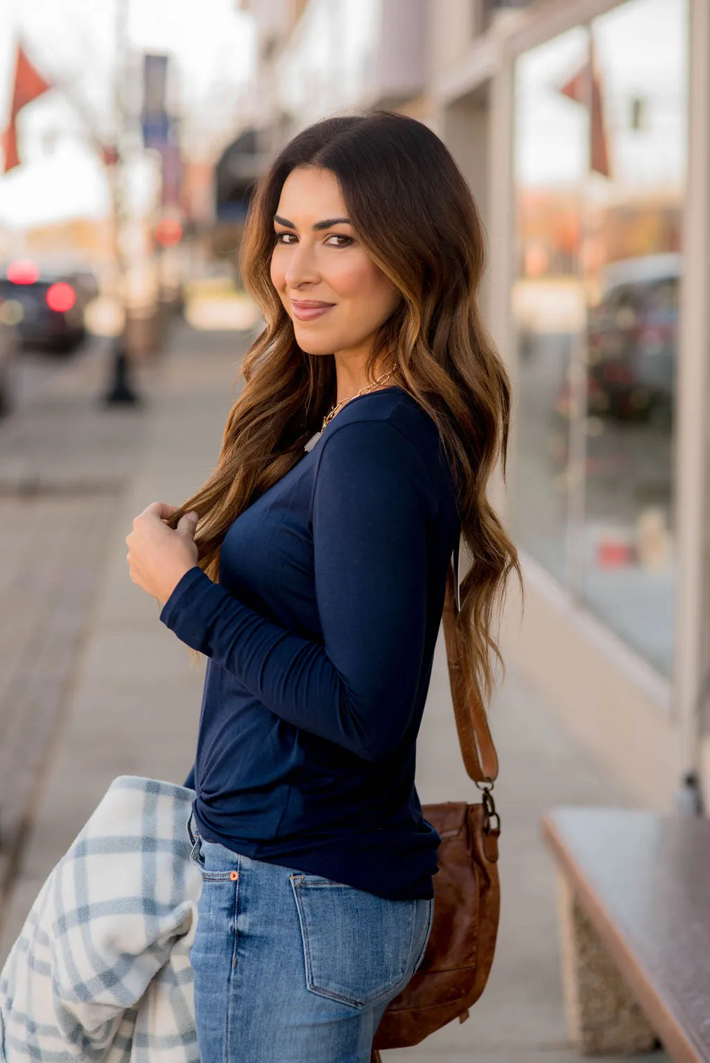 Betsey's Long Sleeve Basic Tee