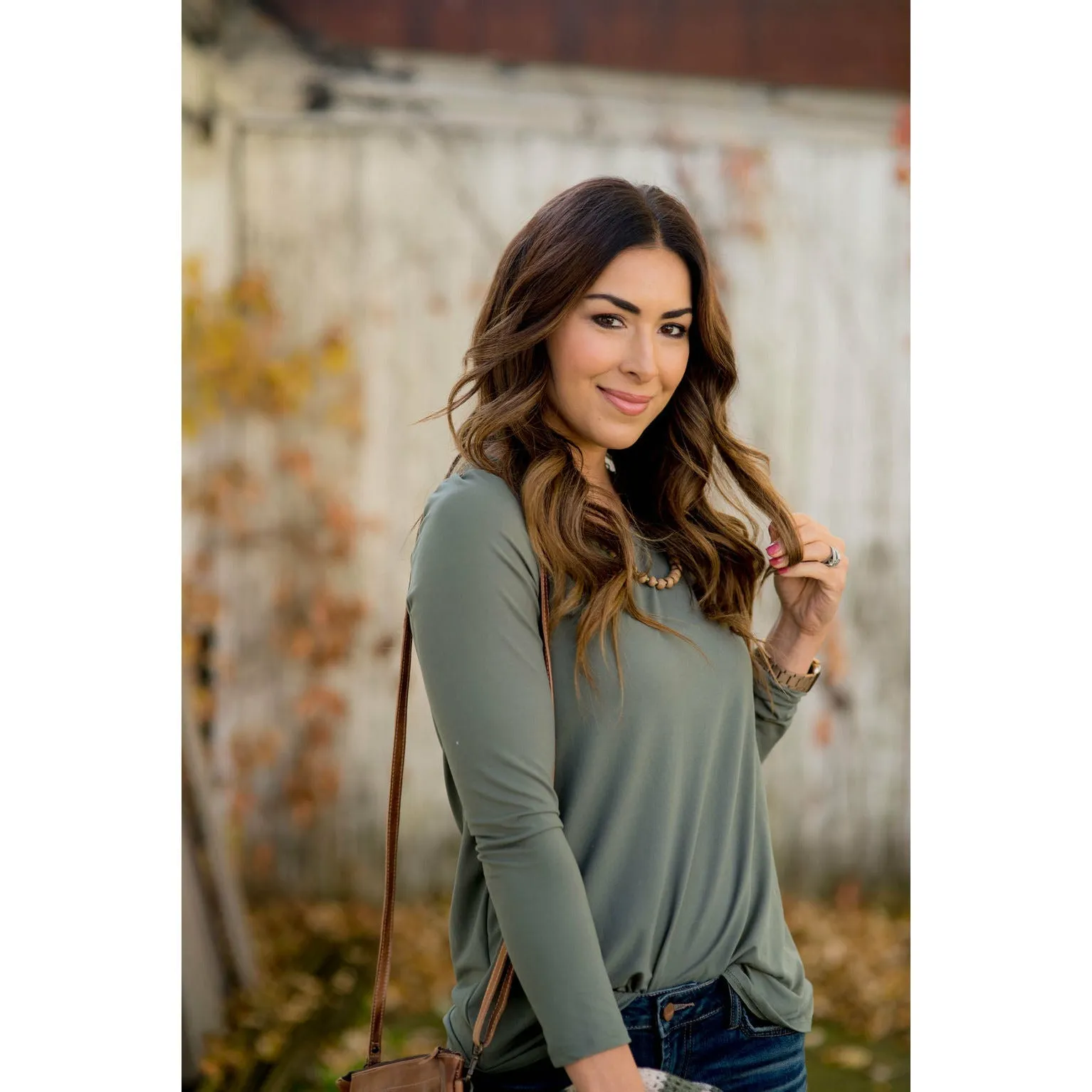Betsey's Long Sleeve Basic Tee