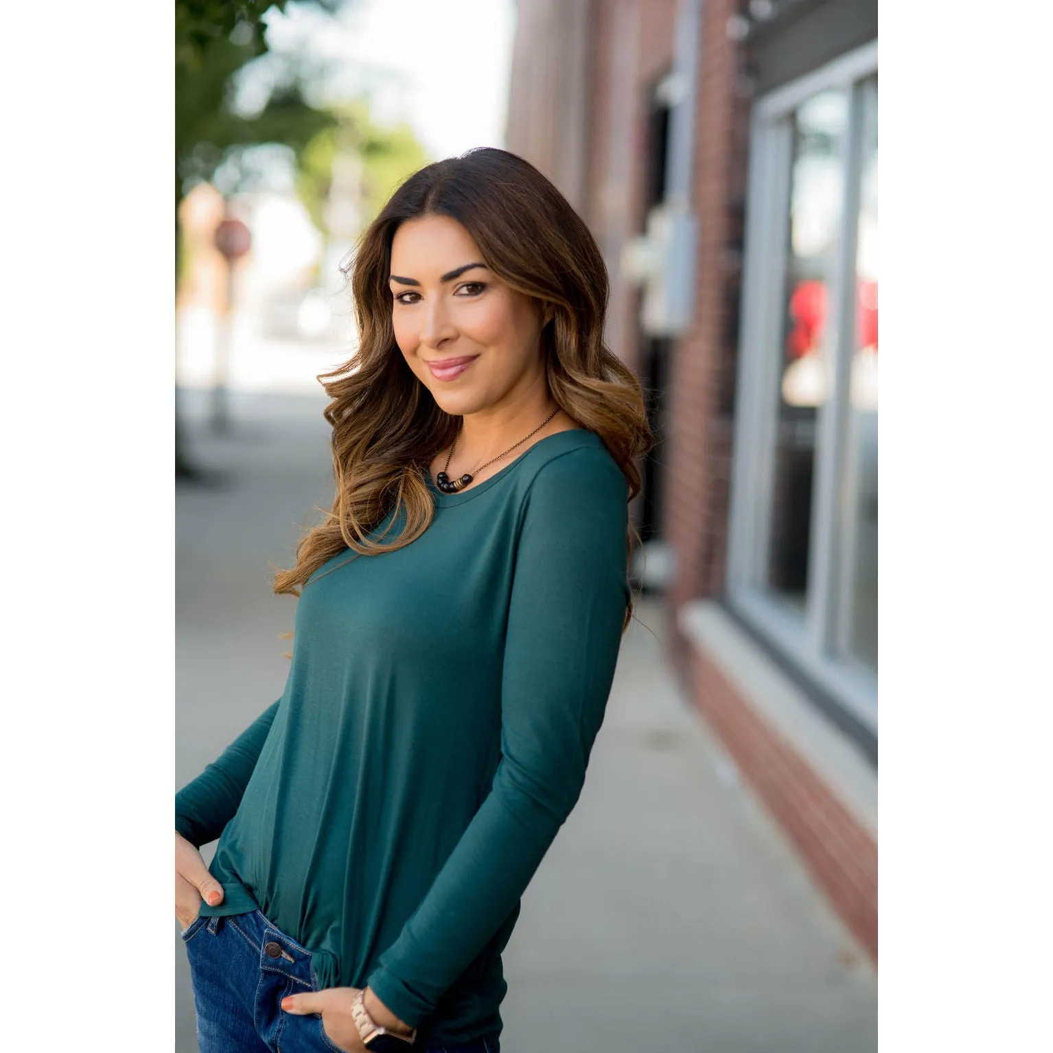 Betsey's Long Sleeve Basic Tee