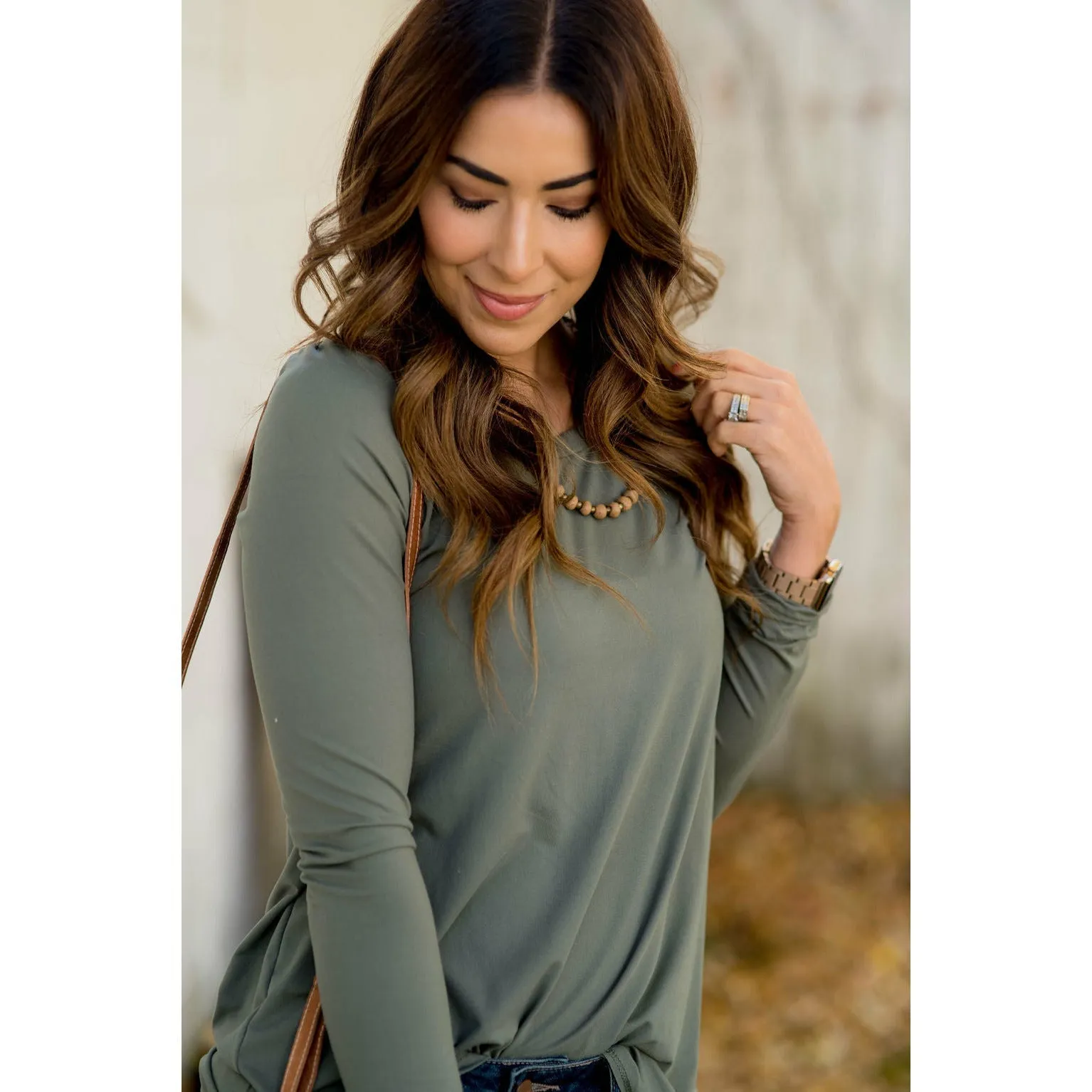 Betsey's Long Sleeve Basic Tee