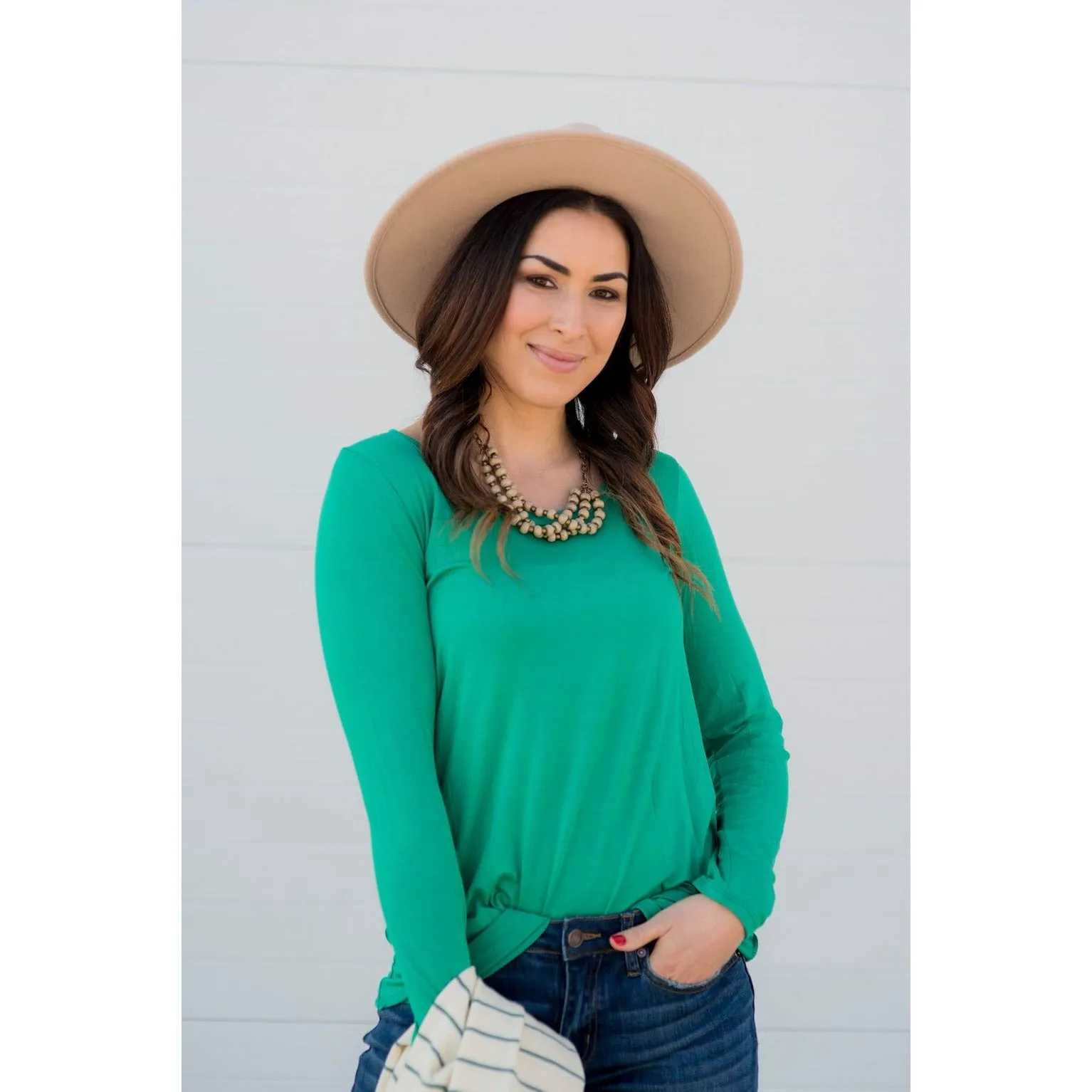 Betsey's Long Sleeve Basic Tee
