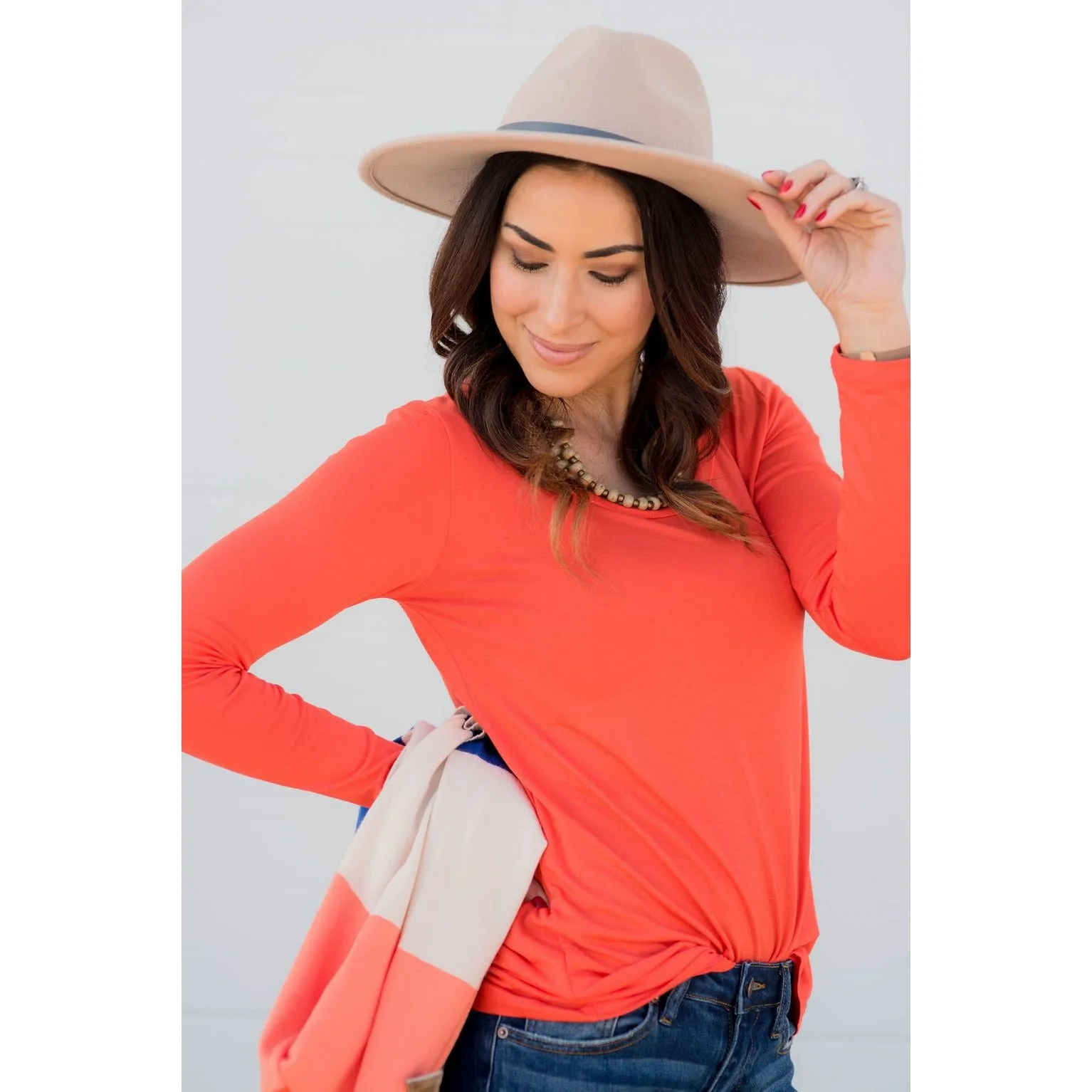 Betsey's Long Sleeve Basic Tee