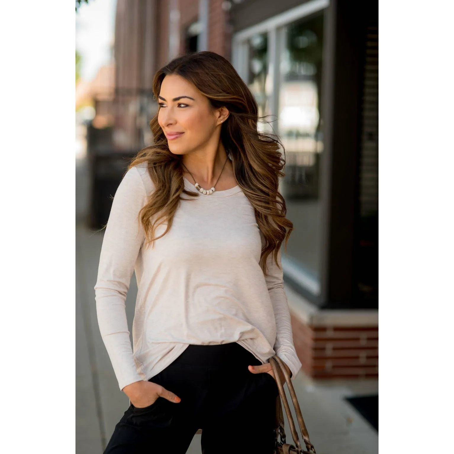 Betsey's Long Sleeve Basic Tee