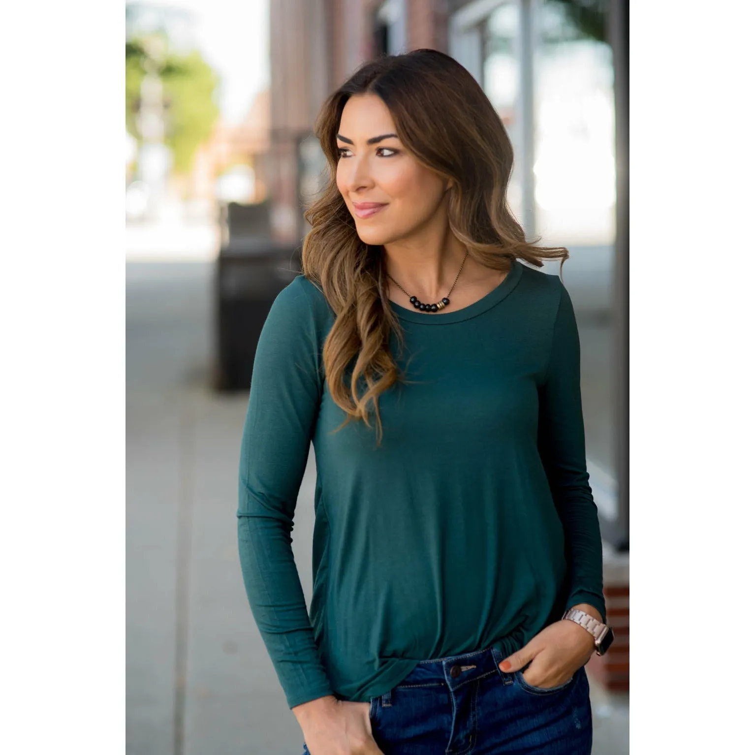 Betsey's Long Sleeve Basic Tee