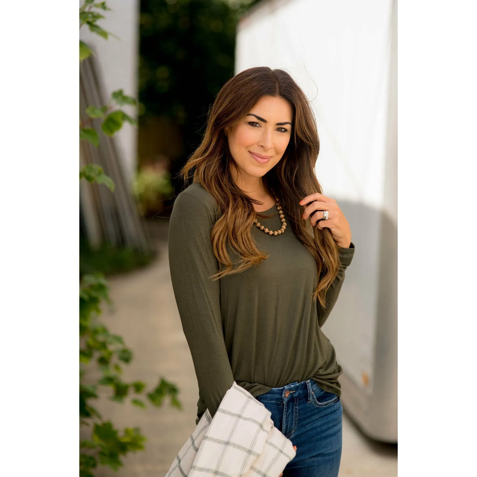 Betsey's Long Sleeve Basic Tee