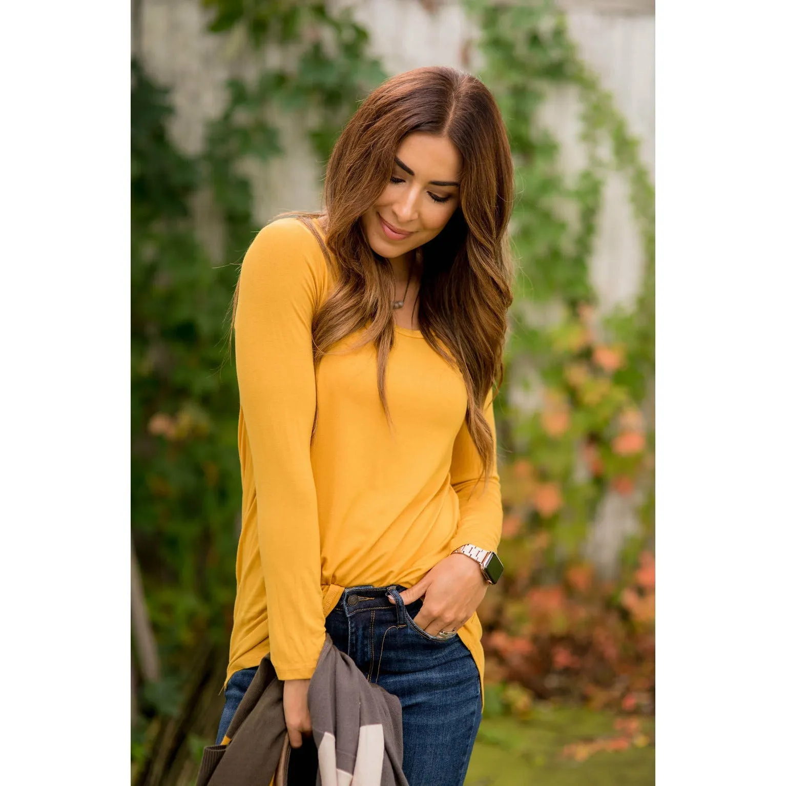Betsey's Long Sleeve Basic Tee