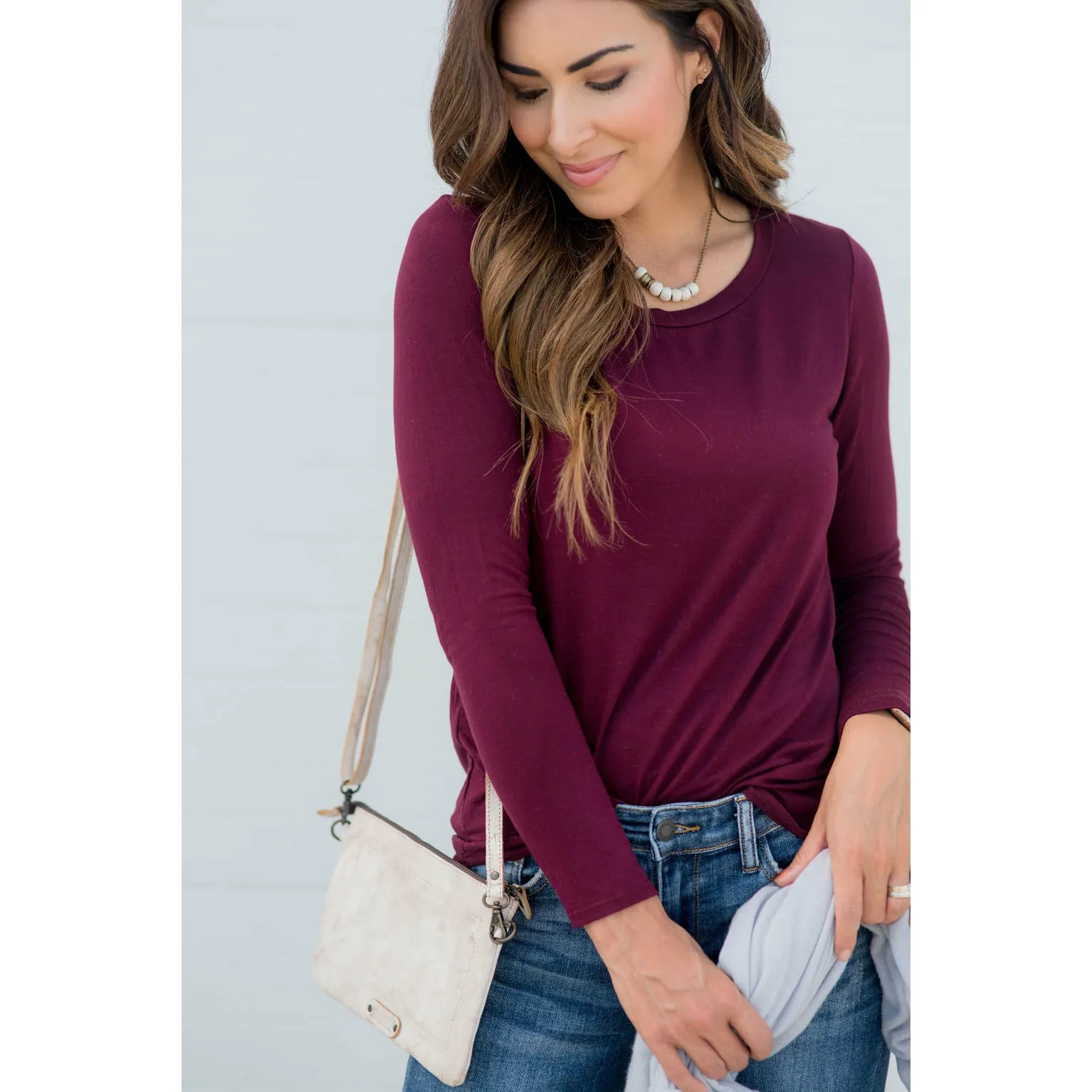 Betsey's Long Sleeve Basic Tee