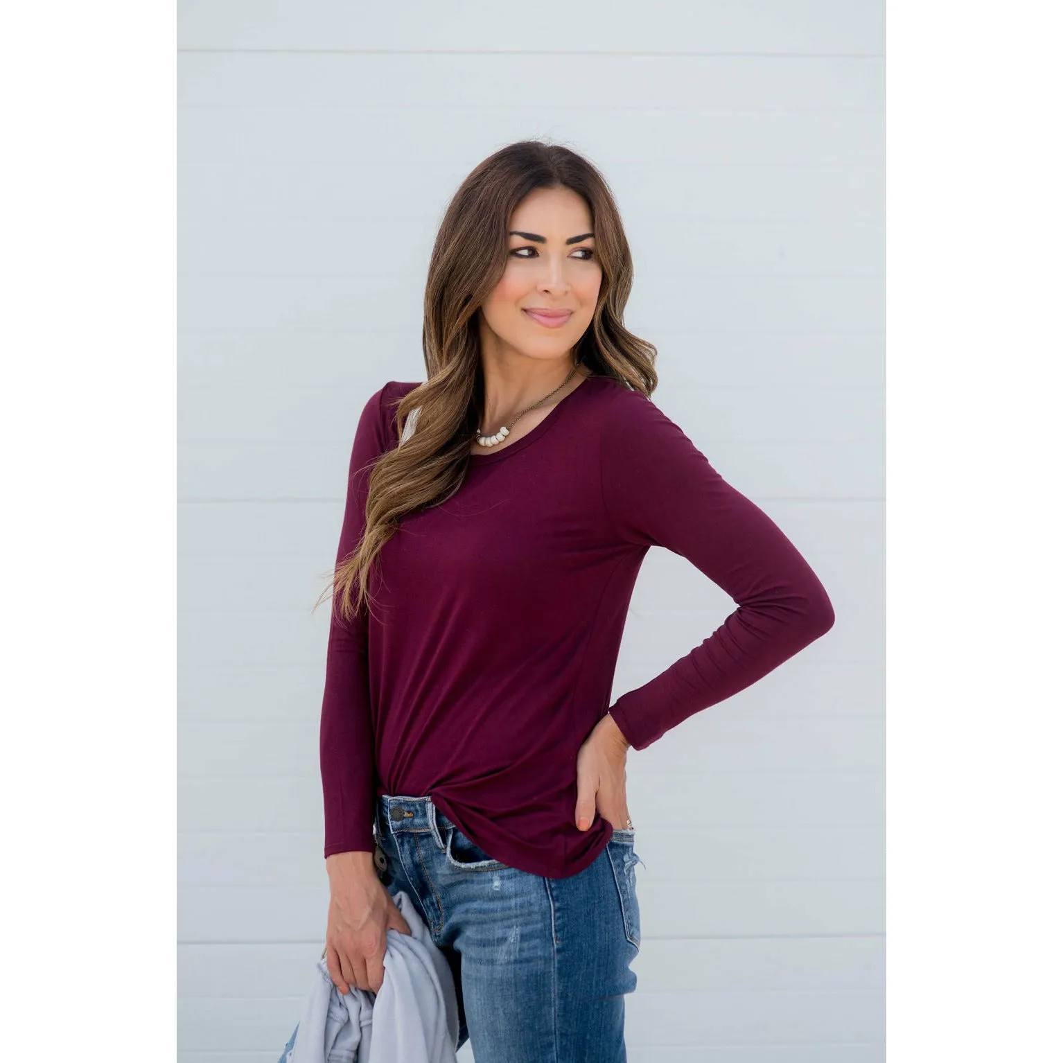 Betsey's Long Sleeve Basic Tee