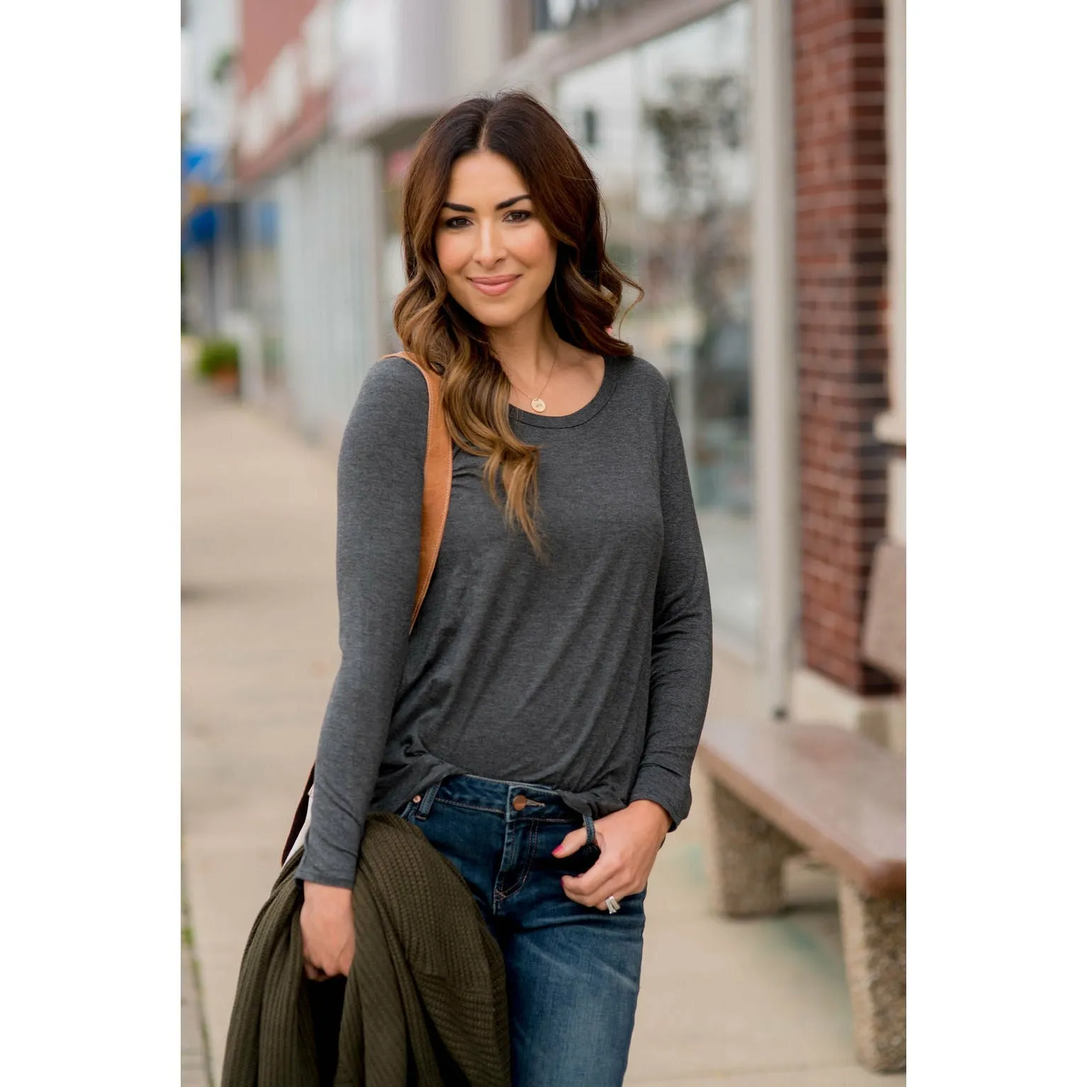 Betsey's Long Sleeve Basic Tee