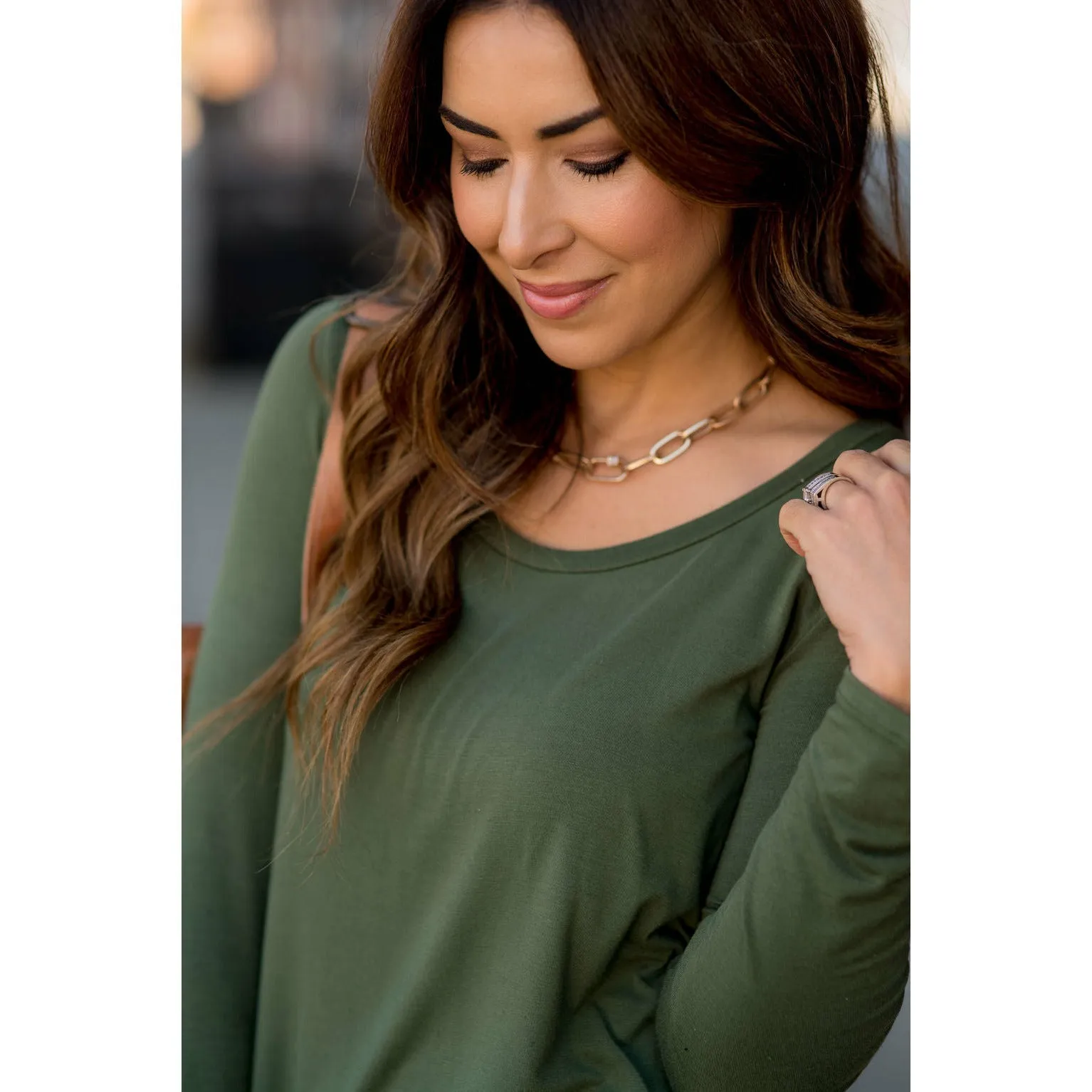 Betsey's Long Sleeve Basic Tee