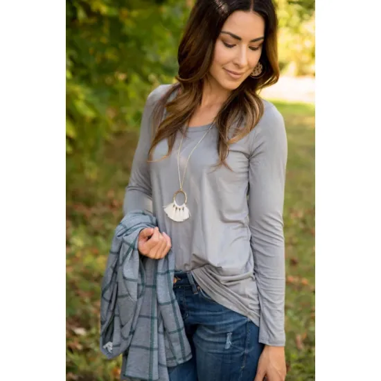 Betsey's Long Sleeve Basic Tee
