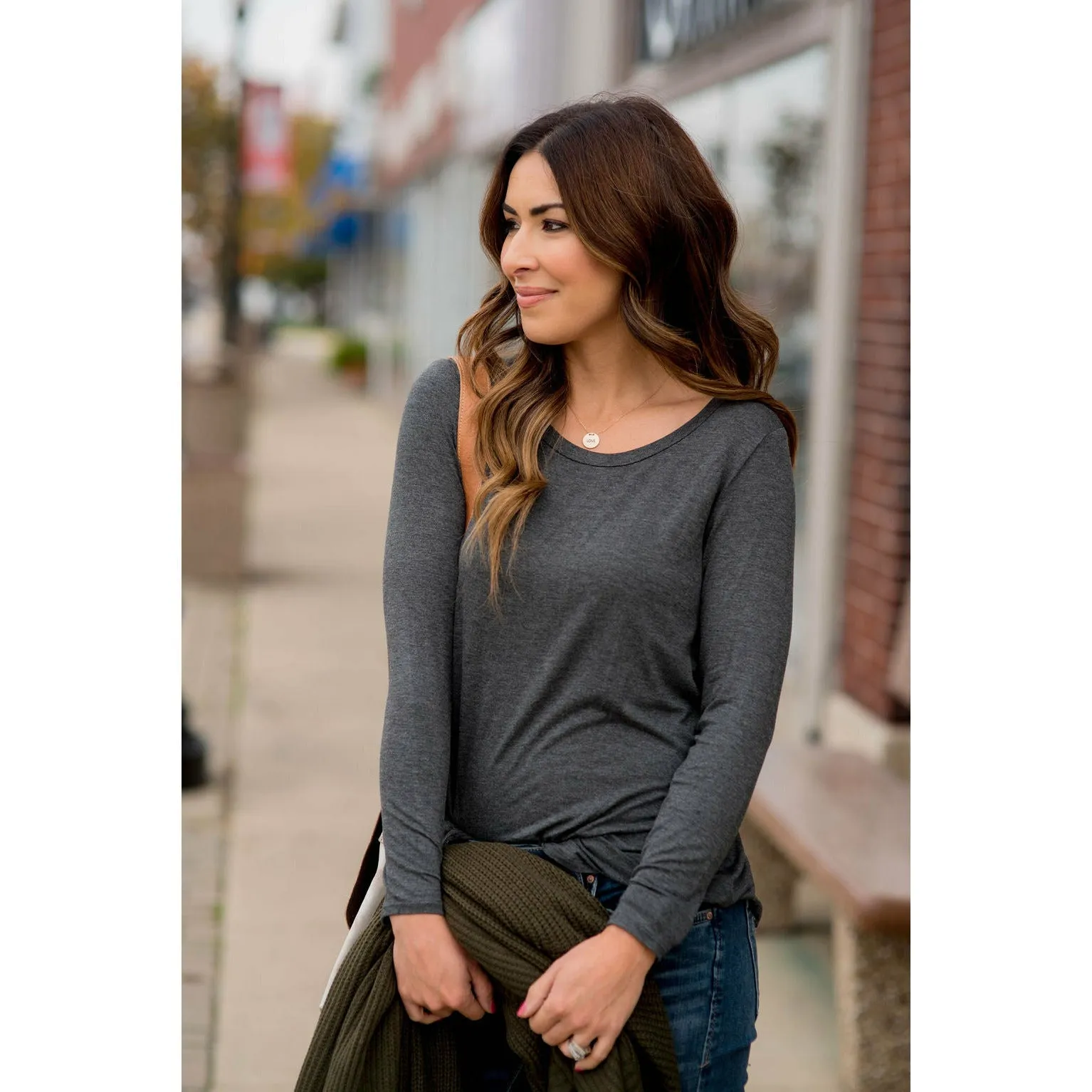 Betsey's Long Sleeve Basic Tee