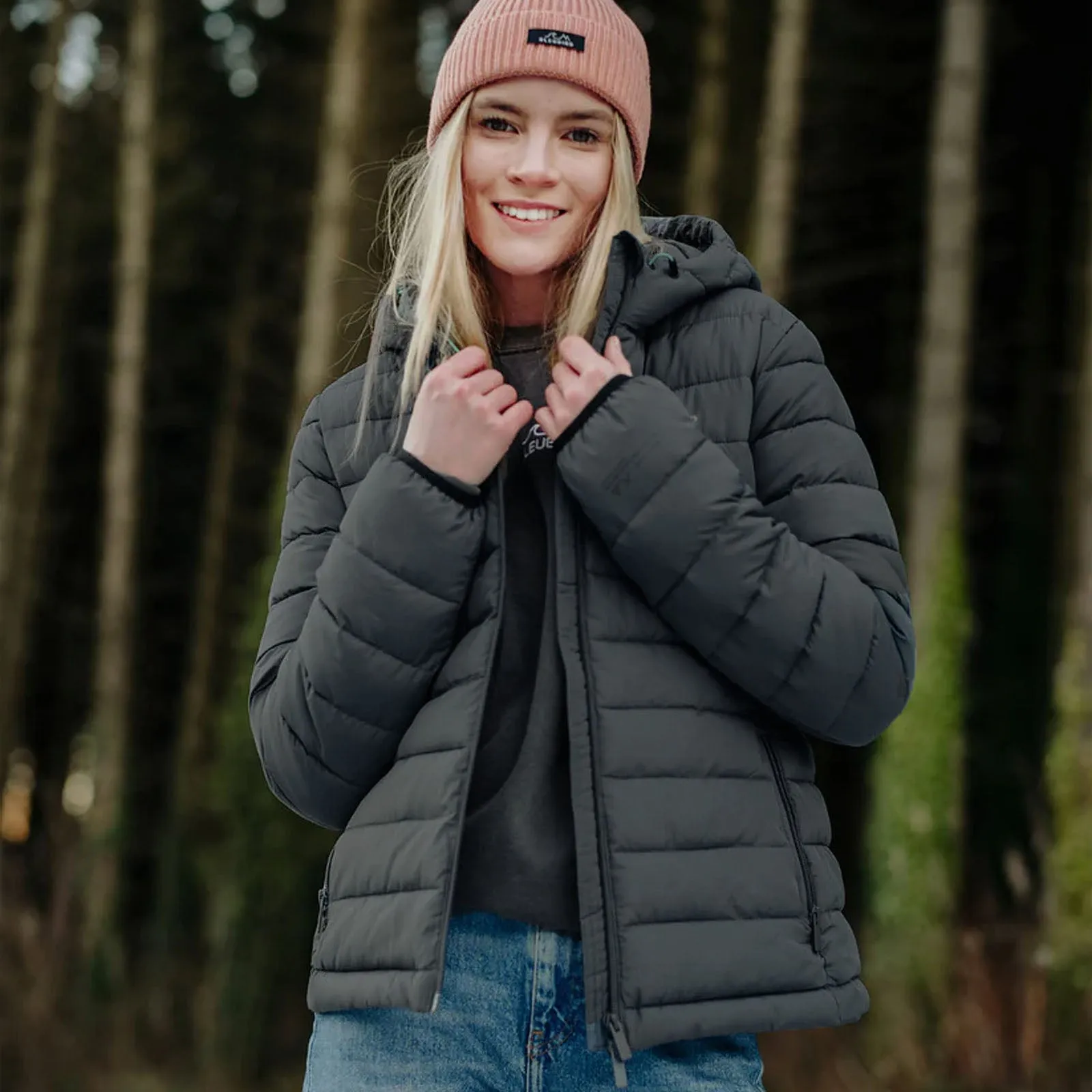 Bleubird Womens Tabor Water Resistant Packable Padded Coat