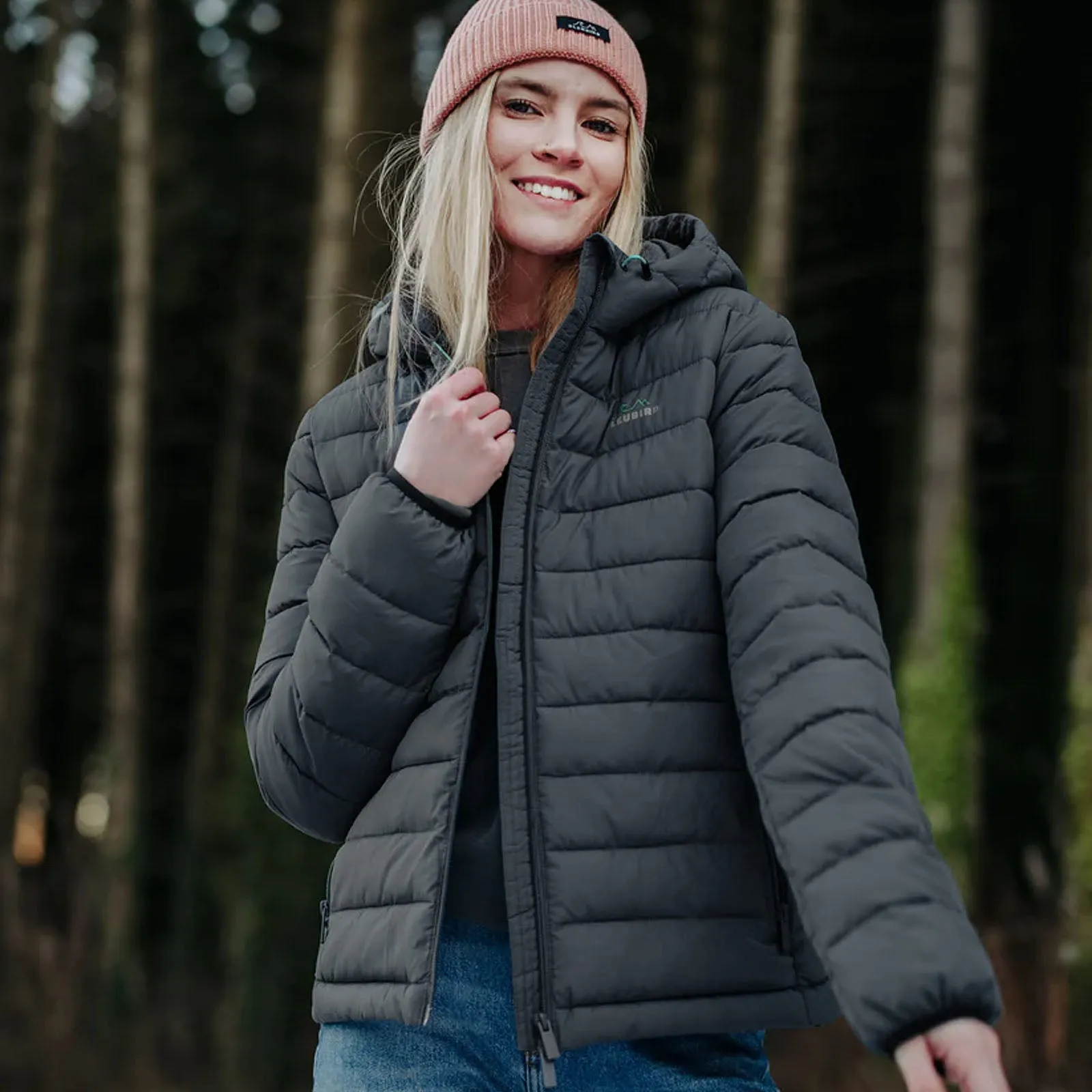 Bleubird Womens Tabor Water Resistant Packable Padded Coat