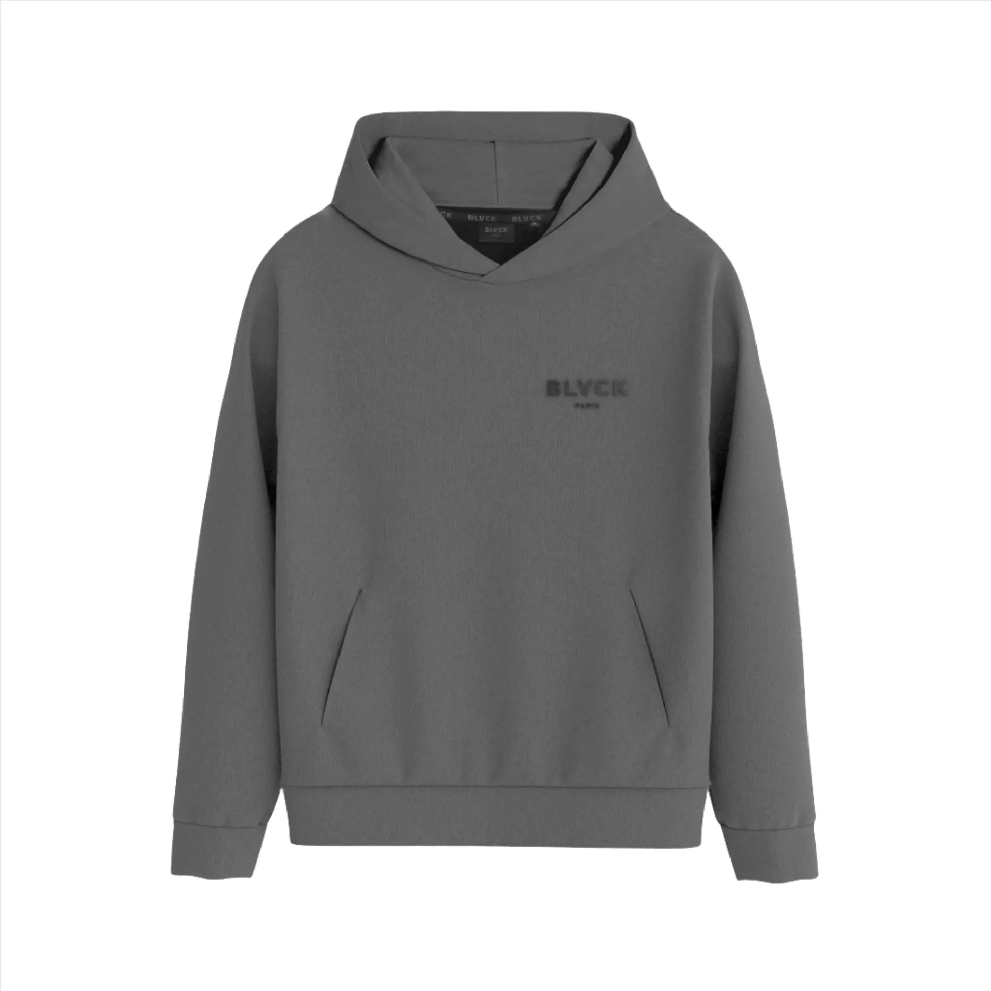 Blvck Paris - "Blvck Hoodie" - Charcoal Light Grey - Unisex