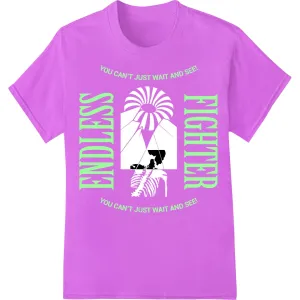 Bold 'Can't Wait' Motivational DTF Print Heat Transfer