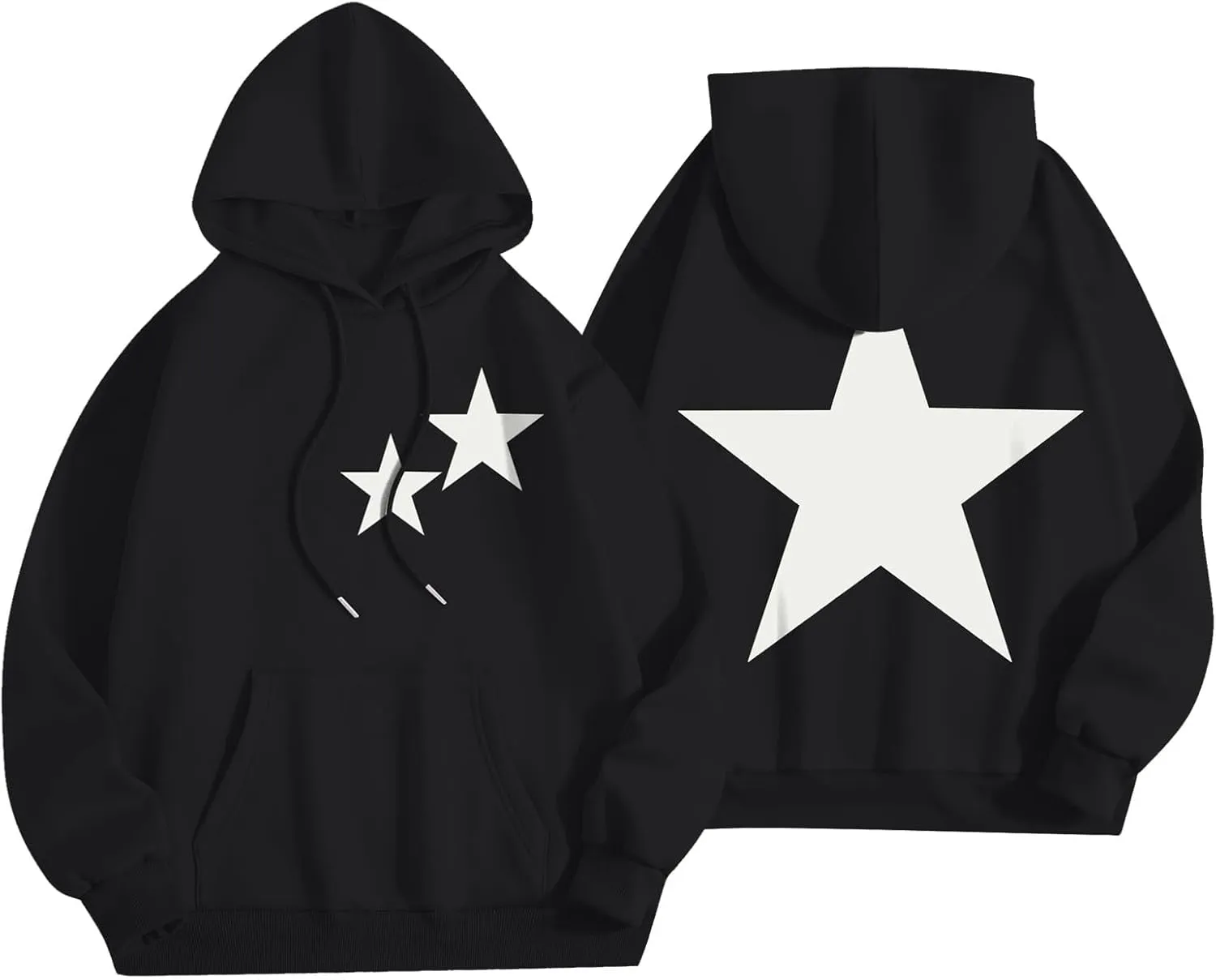 Cute Clothes For Teen Girls Long Sleeve Drawstring Letter Printed O Neck Casual Pullover Tops