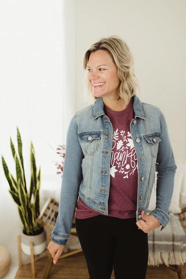 Denim Button Jacket