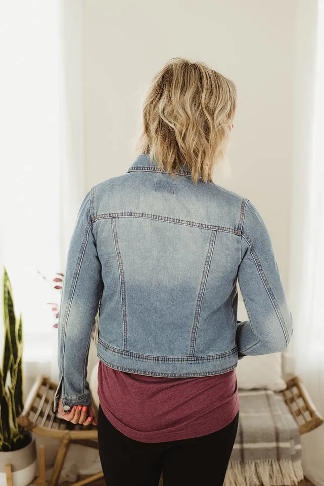 Denim Button Jacket