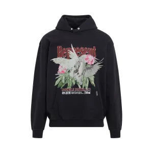 Double Distilled Hoodie in Off Black