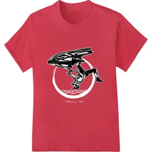 Dynamic Breakdancer Silhouette - Bold Black & White Graphic