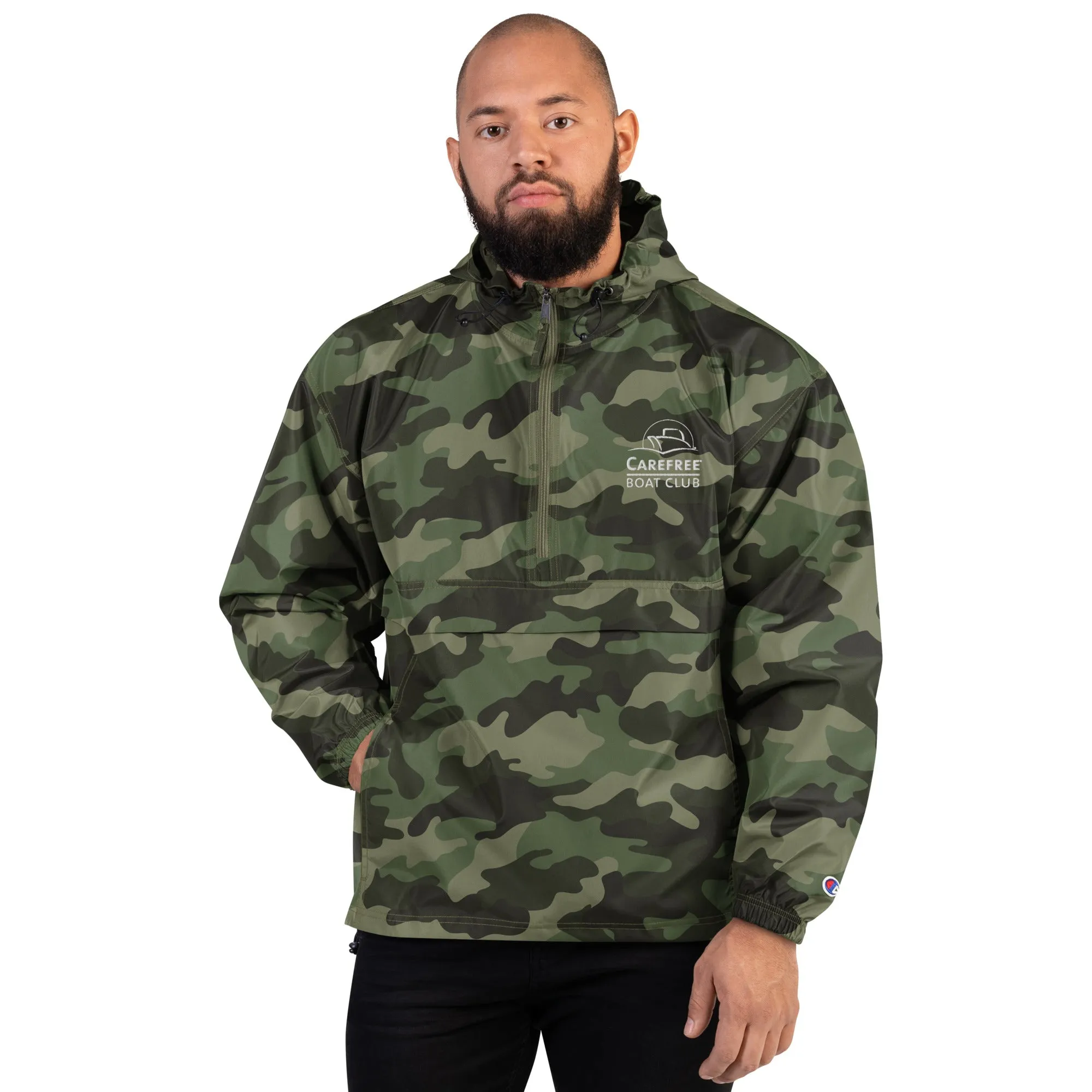 Embroidered Packable Jacket - (5 Colors)