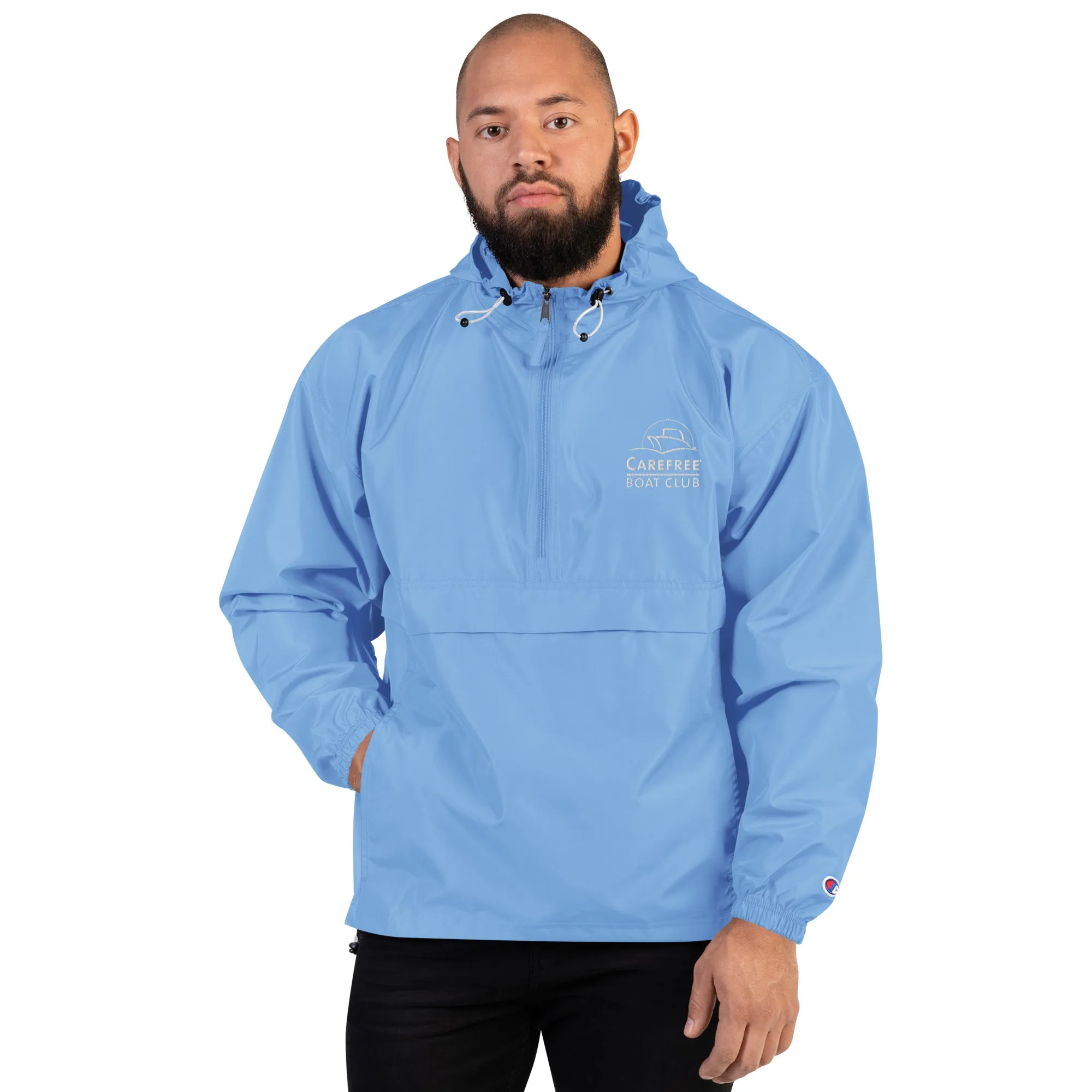 Embroidered Packable Jacket - (5 Colors)