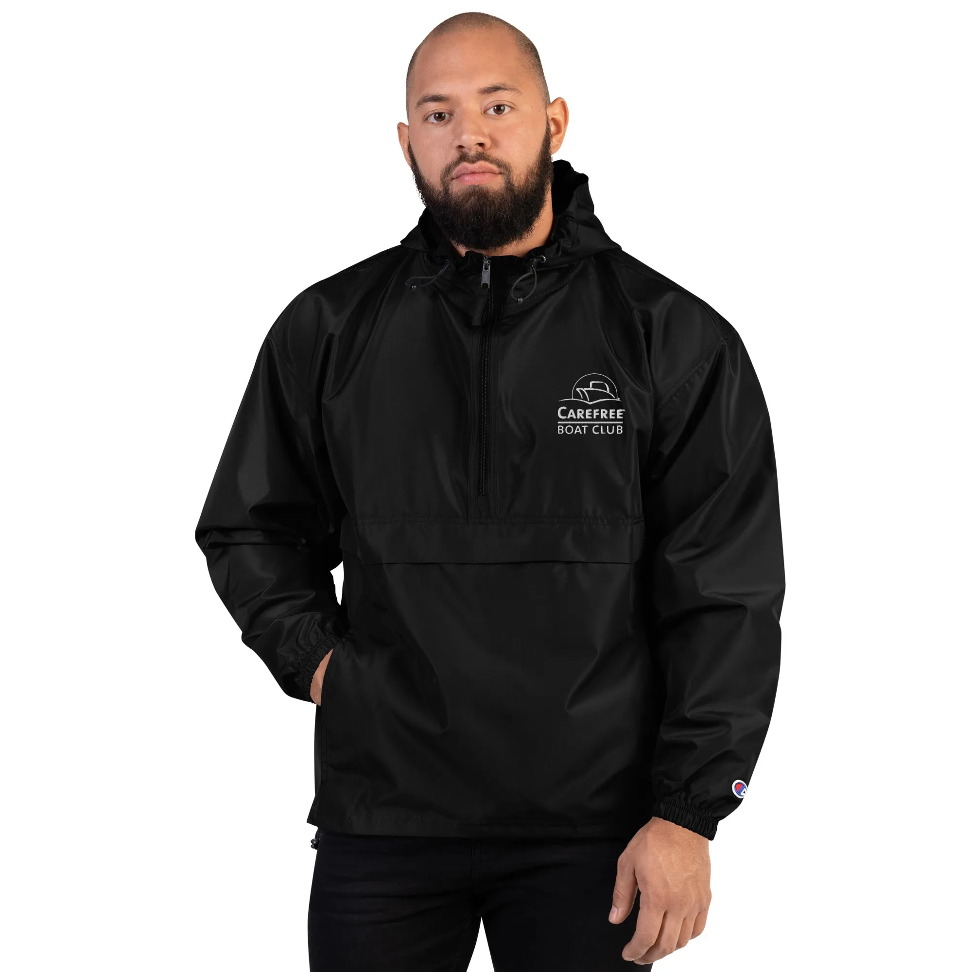 Embroidered Packable Jacket - (5 Colors)